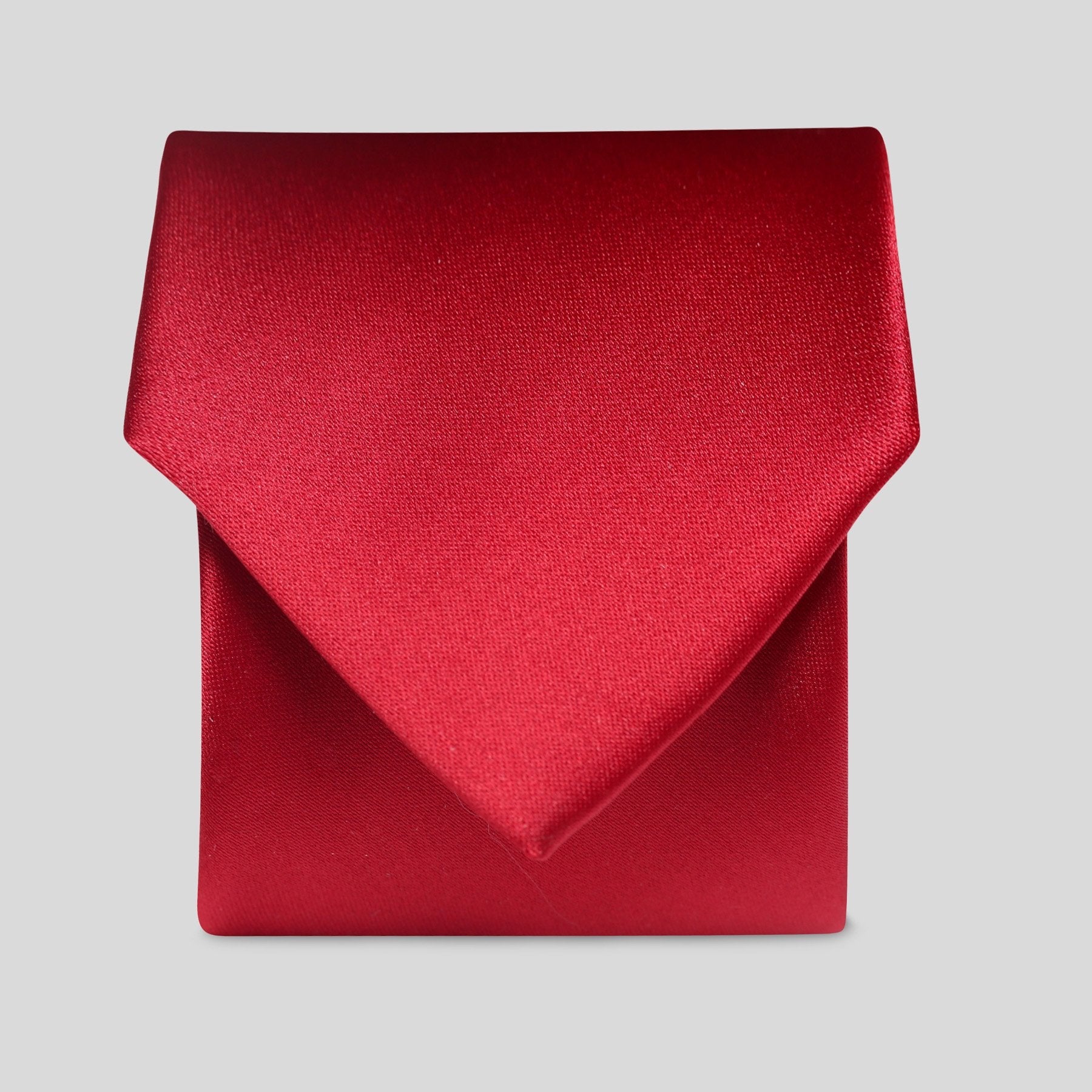 Elegant Men's Wine Red Satin Necktie for Weddings, Business & Formal Events - Premium Silk Feel Dress Tie for Grooms, Professionals & Special Occasions