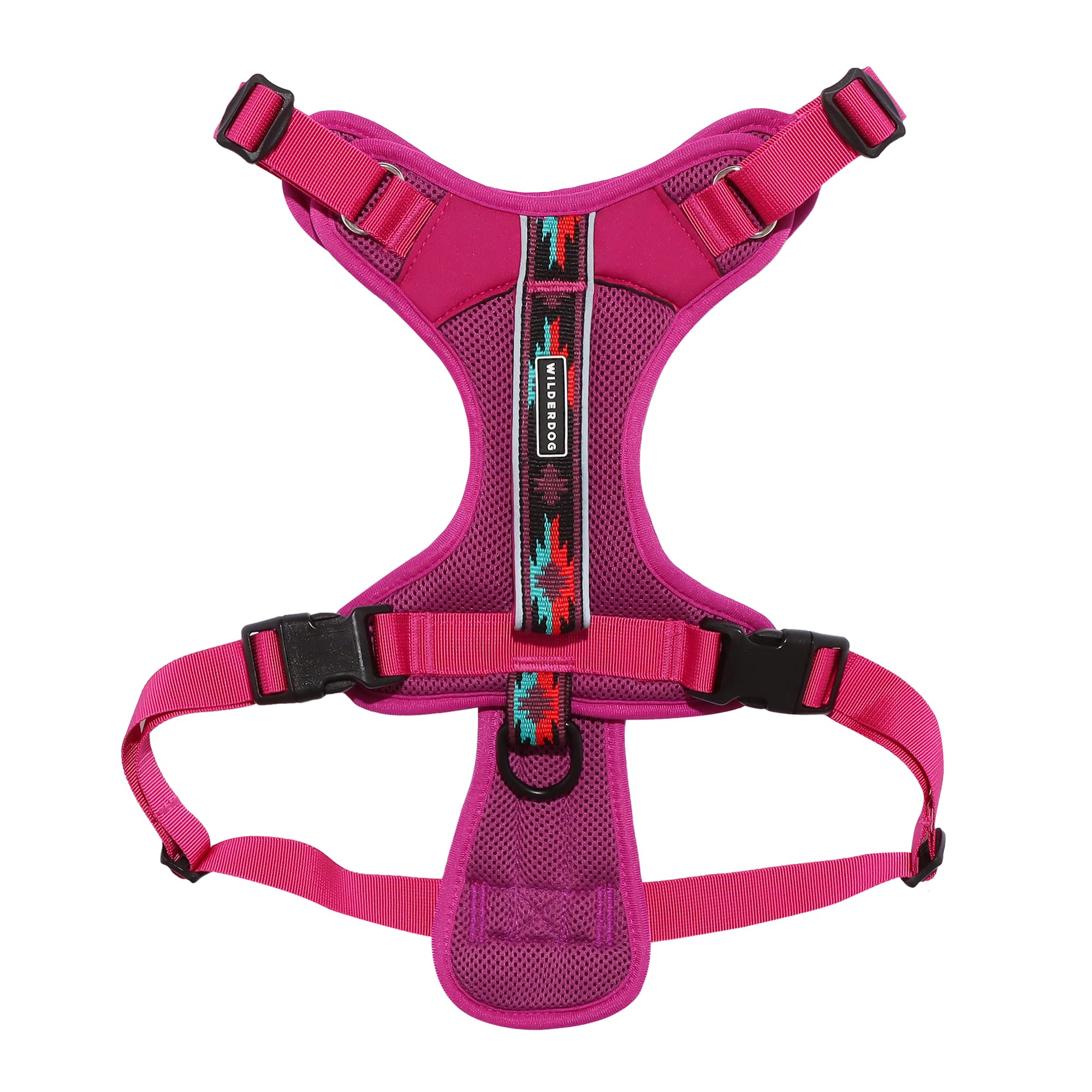 Wilderdog Dog Harness - No-Pull Reflective Pet Vest for Medium & Large Dogs - Adjustable Outdoor Adventure Gear for Hiking, Running & Walking