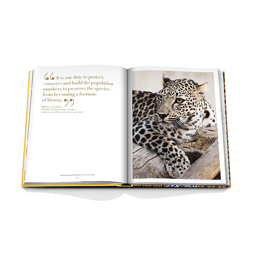 Assouline Arabian Leopard Coffee Table Book - Luxury Wildlife Photography & Conservation Stories - Perfect for Home Decor, Coffee Table Display, and Gift Giving