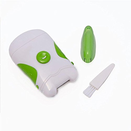 Professional Electric Nail Trimmer & Clipper Set - Dual Use Green Nail Cutter with File for Manicure & Pedicure | Perfect for Home Salon, Travel & Professional Nail Care