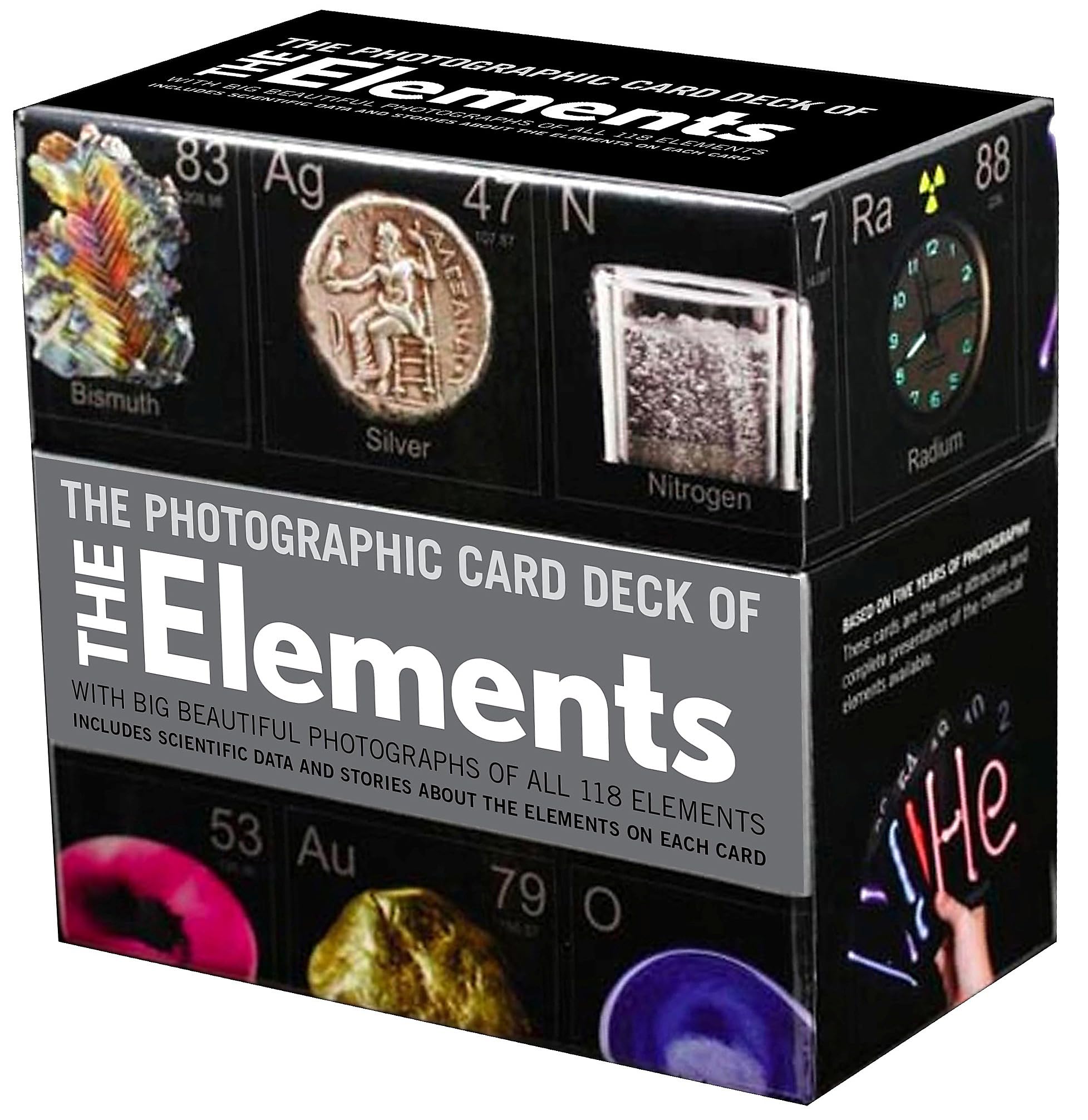 The Photographic Card Deck of the Elements - 118 Periodic Table Elements with Stunning Photos | Perfect for Science Education, Classroom Learning & Chemistry Enthusiasts