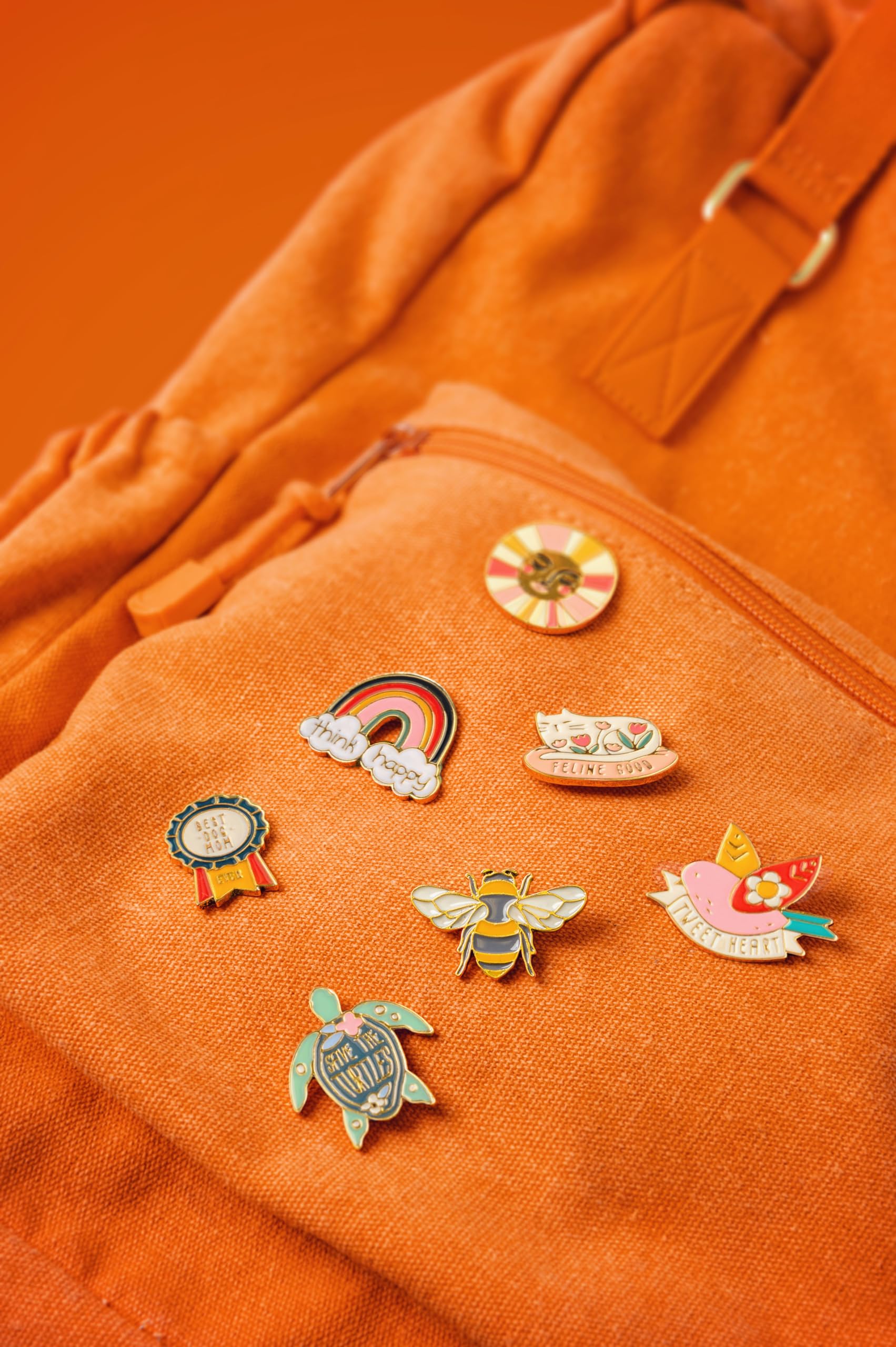 Cute Karma Enamel Pins for Backpacks & Jackets - Stylish Accessories
