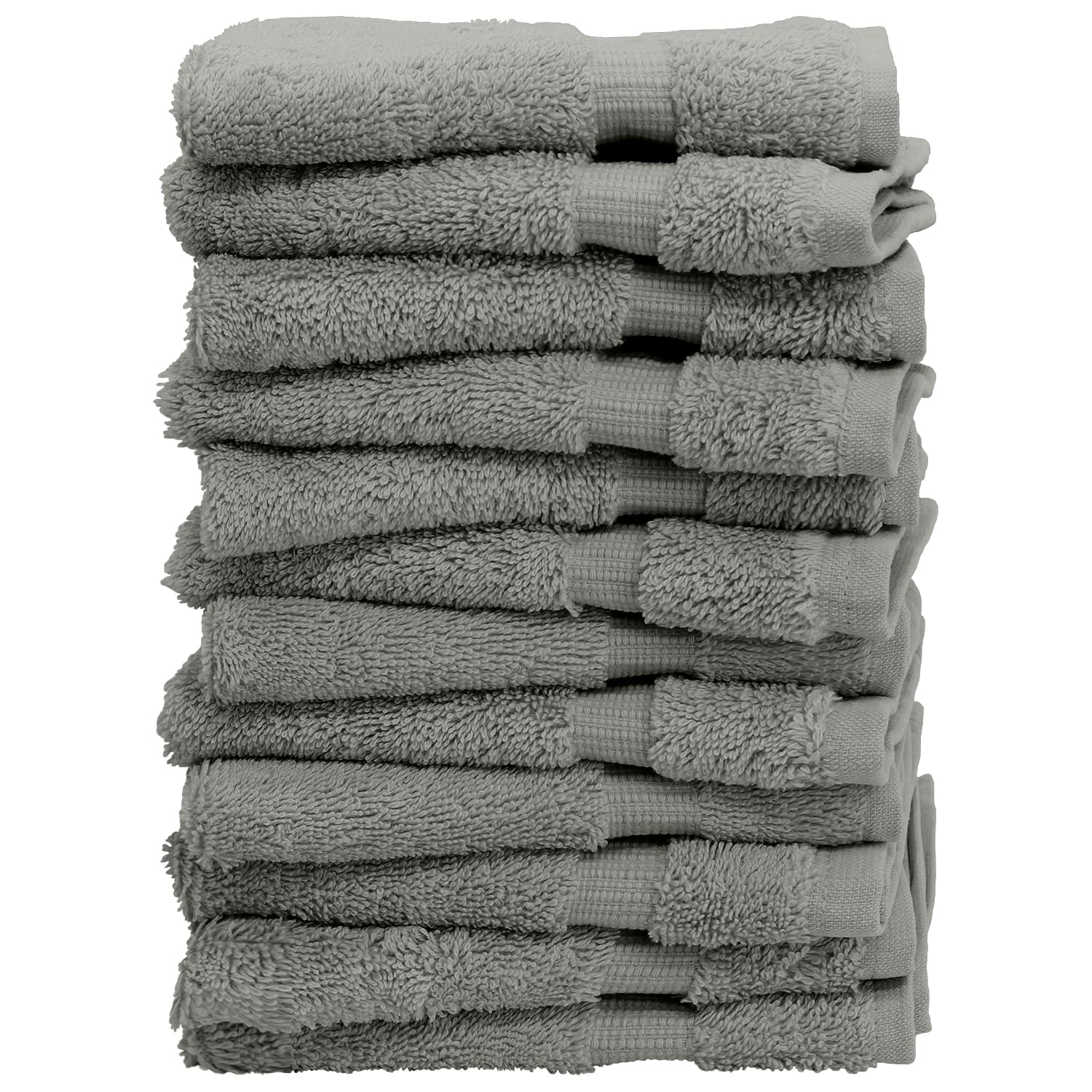 Premium 100% Turkish Cotton 700 GSM Washcloths - Ultra Soft Luxury Hotel & Spa Quality Towels for Face, Body & Baby Care - Makeup Remover & Facial Cleaning Cloths - Set of 12 (13