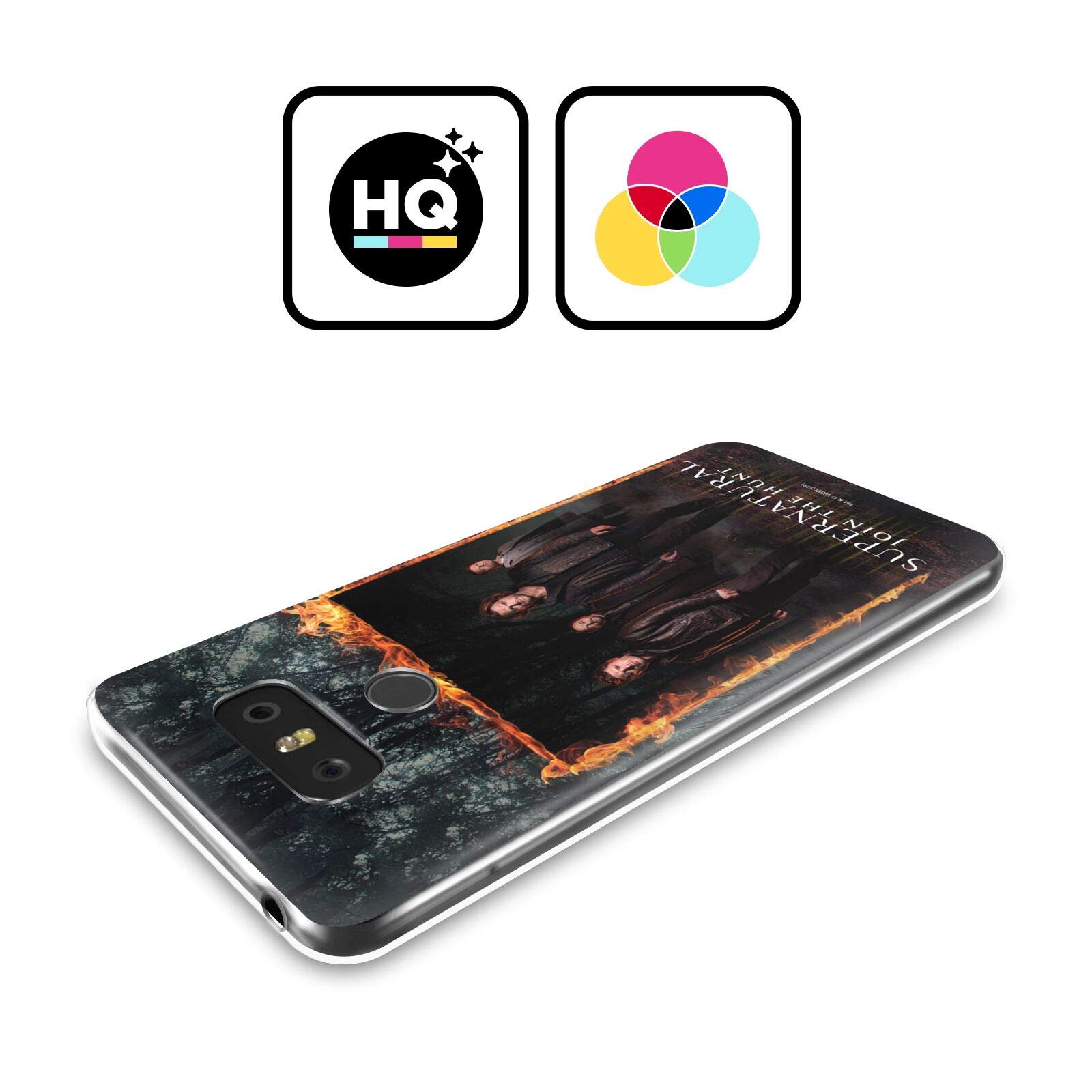 Head Case Designs Supernatural Sam Dean Castiel Crowley Licensed LG G8 ThinQ Soft Gel Phone Case - Perfect for Fans, Collectors & Daily Protection
