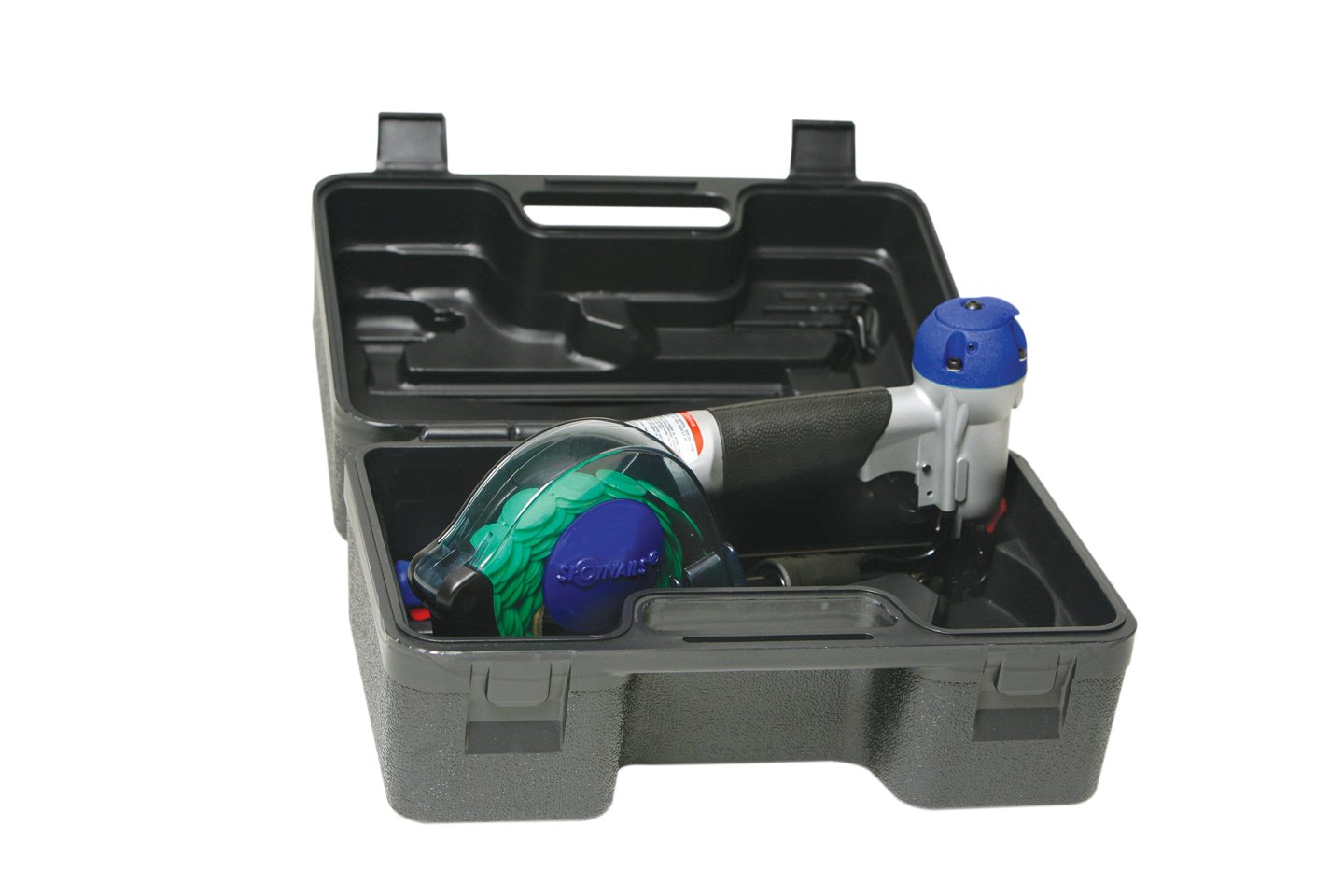 Spot Nails GCS8116 20-Gauge Cap Stapler with Plastic Carry Case - Heavy Duty Upholstery & Carpentry Tool for Furniture, Cabinets, and DIY Projects