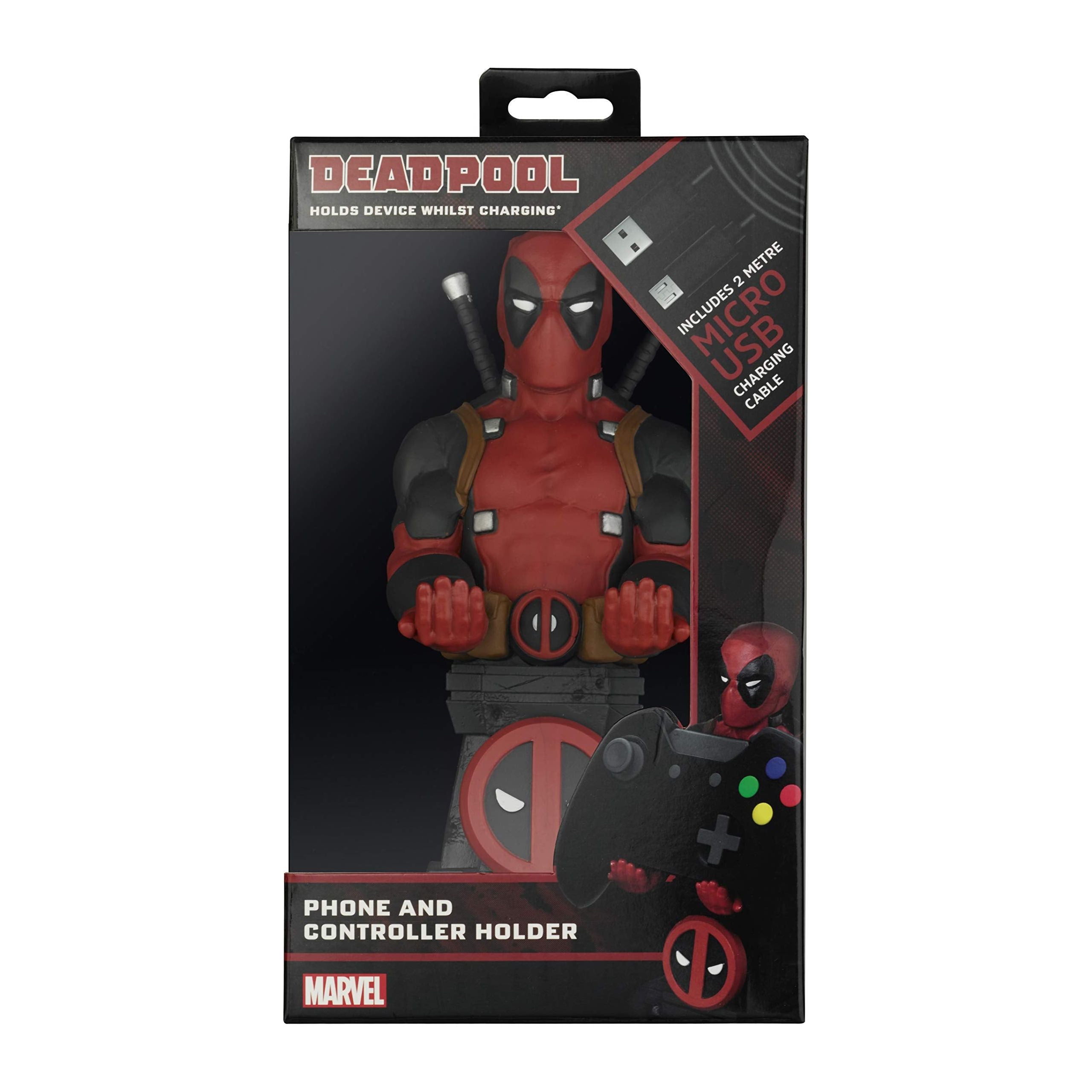 Deadpool Controller Holder - Officially Licensed Marvel Gaming Accessory for PS4, PS5, Xbox - Perfect for Gamers & Collectors - Keep Your Gaming Space Organized