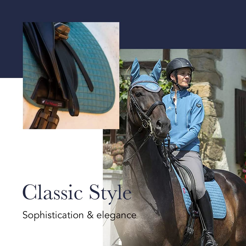 Premium LeMieux Saddle Pad for Horses - Breathable, Shock-Absorbing & Washable Riding Pad - Perfect for Dressage, Jumping & Trail Riding