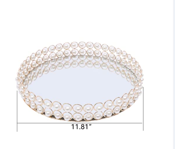 8 Pcs Acrylic Pearl Cupcake Stand Set - Elegant Cake & Dessert Display for Baby Shower, Wedding, Birthday Party | Perfect for Cookies, Fruits & Home Decoration