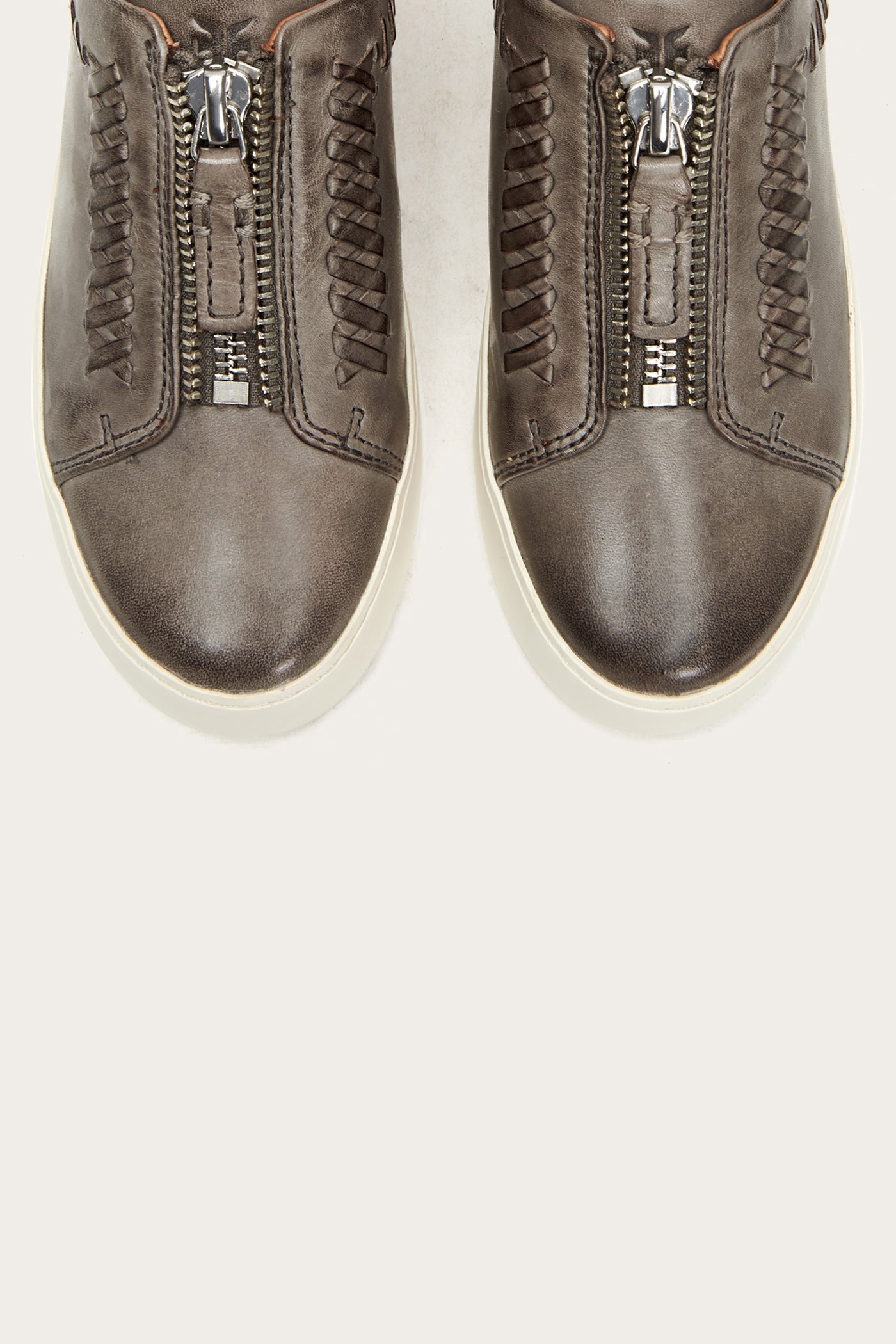 Lena Whip Zip Low Sneakers - Vintage Pre-Owned Women's Fashion Shoes for Casual Wear & Street Style