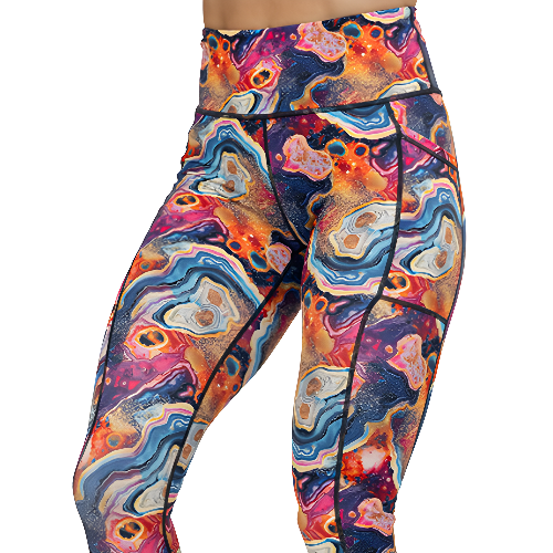 Rock Candy Leggings - High Waisted Yoga Pants for Women, Soft & Stretchy Workout Leggings, Trendy Gym Tights for Running, Fitness & Lounge Wear