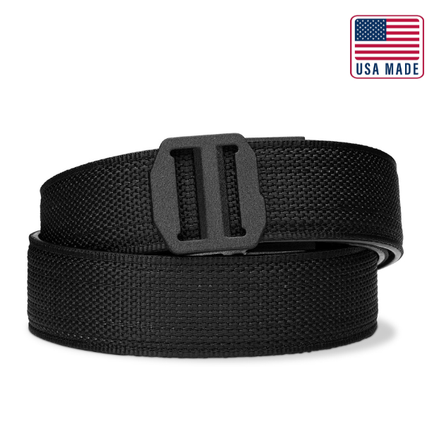 X Series Buckle | USA Made Black Tactical Nylon Gun Belt 1.5