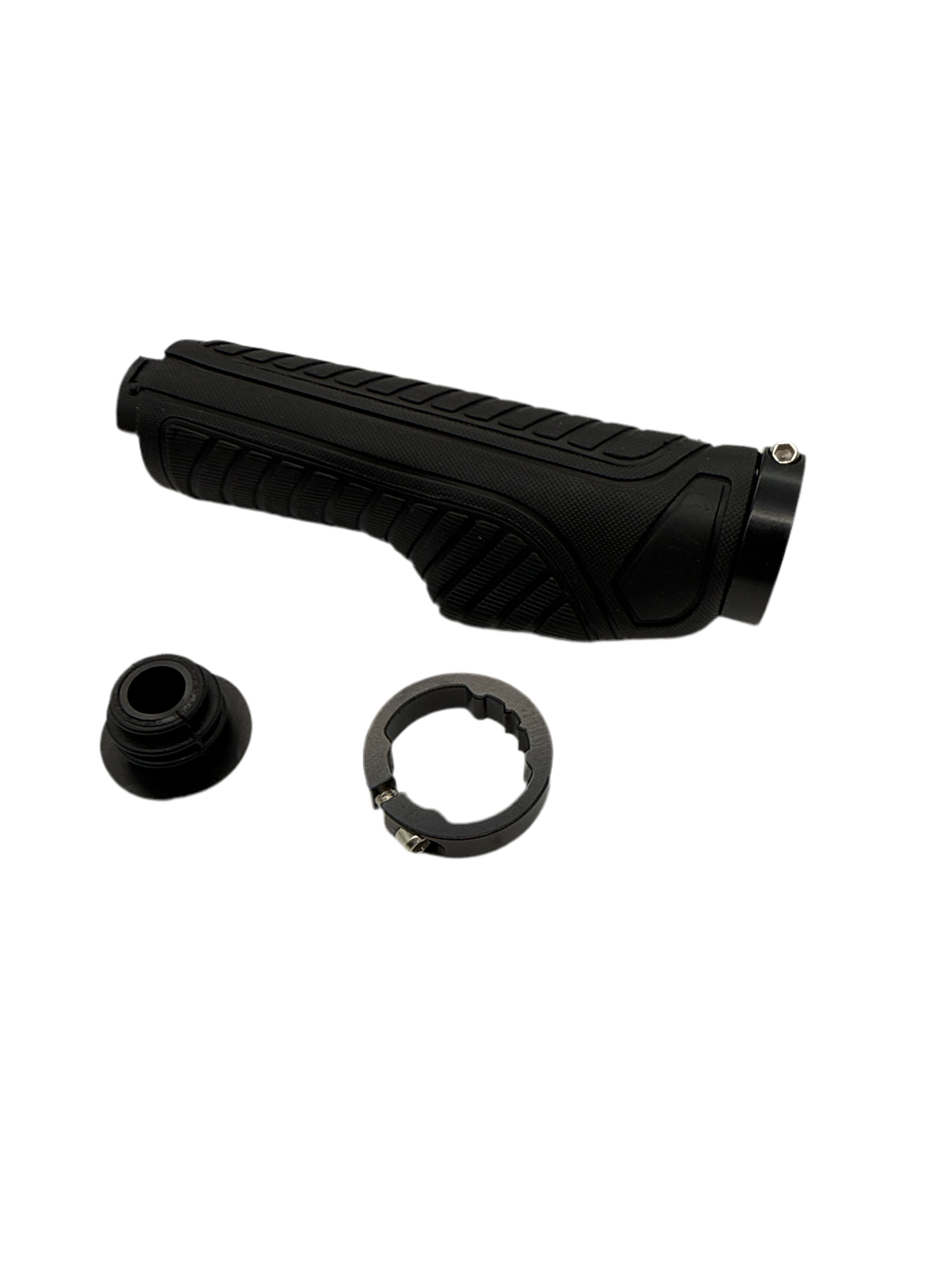 Punk Rider Motorcycle Right Handlebar Grip - Non-Slip Comfort Grip for Cruiser, Chopper, and Dirt Bikes - Perfect for Long Rides and Off-Road Adventures