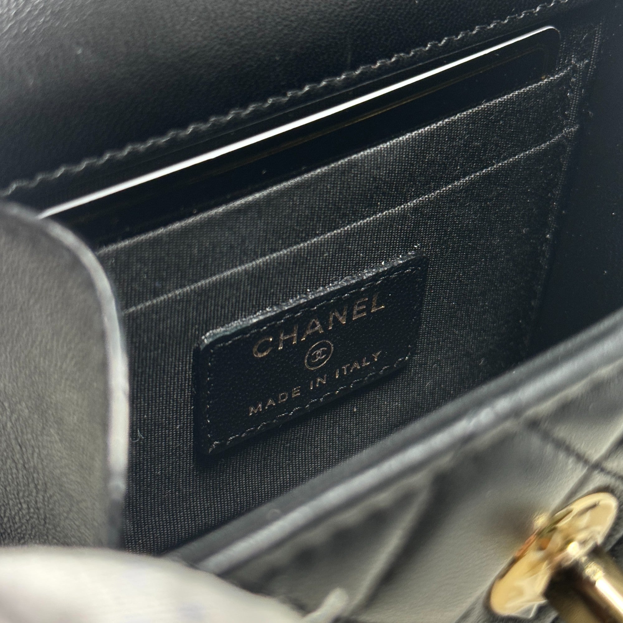 Chanel Black Micro Trendy CC Flap Bag - Luxury Quilted Leather Crossbody Purse for Women | Perfect for Evening Parties, Date Nights & Special Occasions