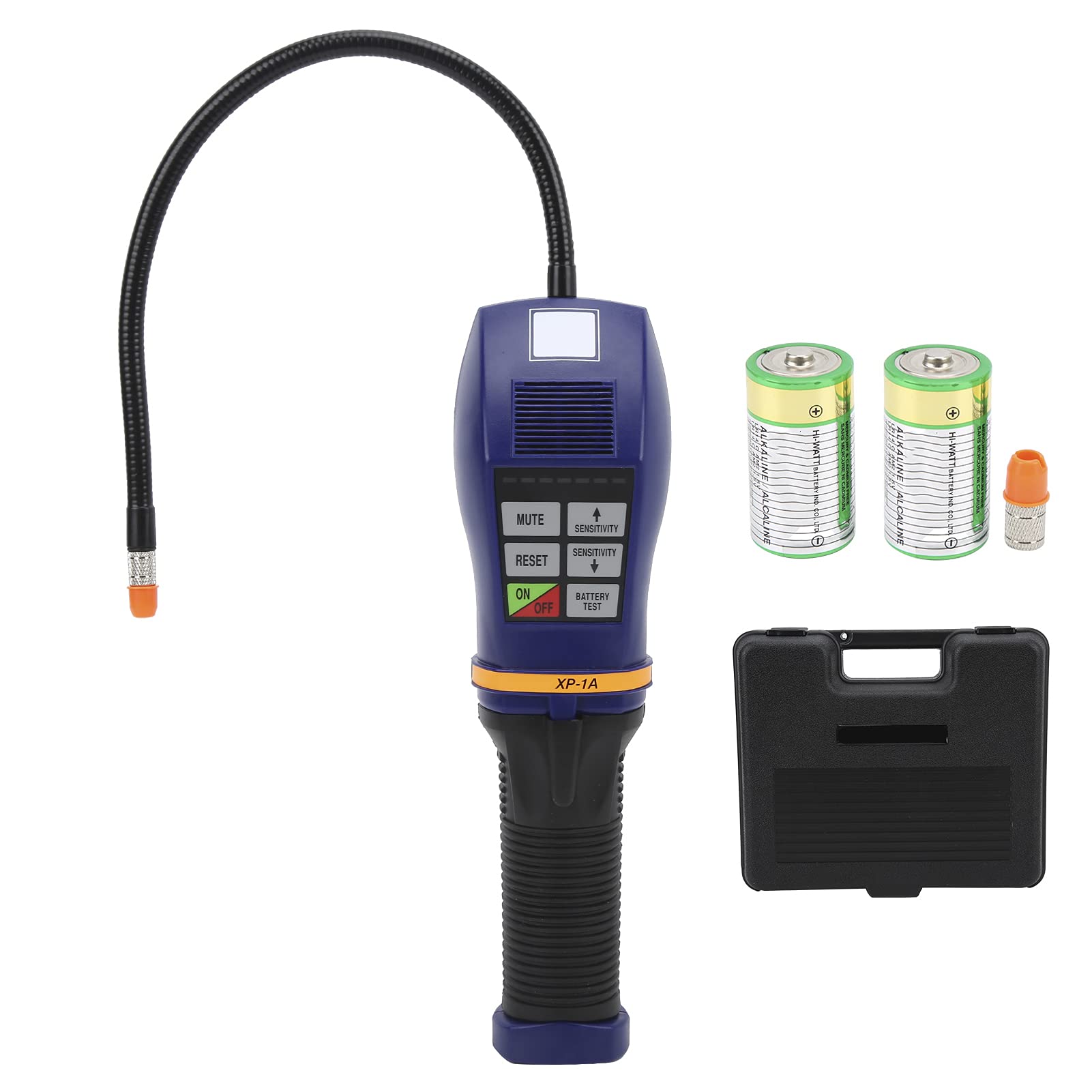 Akozon Portable Halogen Leak Detector - High Sensitivity Electronic Refrigerant Leak Detector for Car AC, HVAC & Air Conditioner Systems | Automotive & Home Use