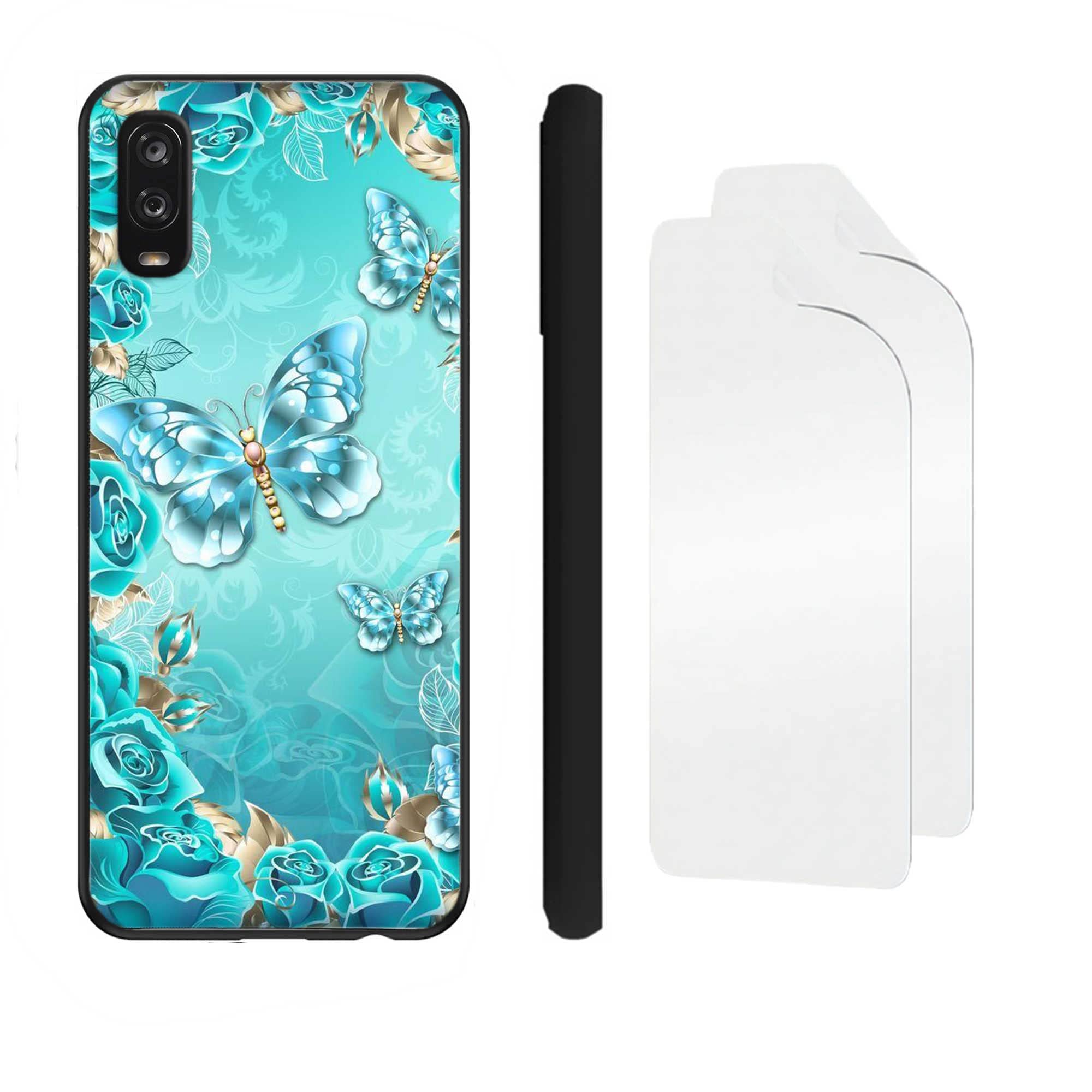 Jitterbug Smart 3 Phone Case & Lively Smart Case Cover with 2-Pack TPU Screen Protectors - Shockproof Protective Cover for J-60 Smartphone - Perfect for Seniors & Easy-to-Use Devices