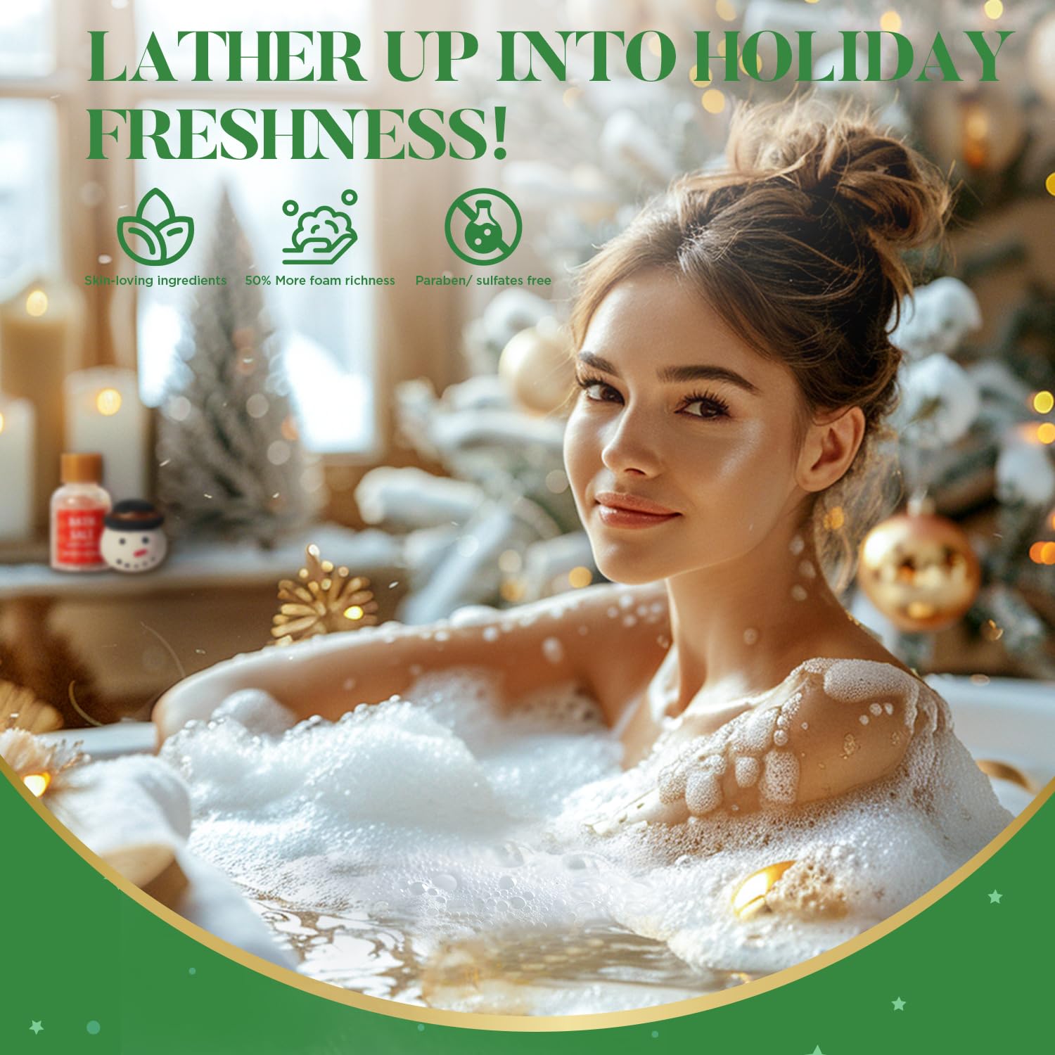 12 Days of Christmas Advent Calendar 2024 for Women - Holiday Gift Set with Snowman Bath Bomb, Hand Cream & Body Lotion | Self-Care Spa Kit, Christmas Countdown, New Year Bath & Body Gift for Her | Perfect for Gifting, Relaxation & Festive Pampering