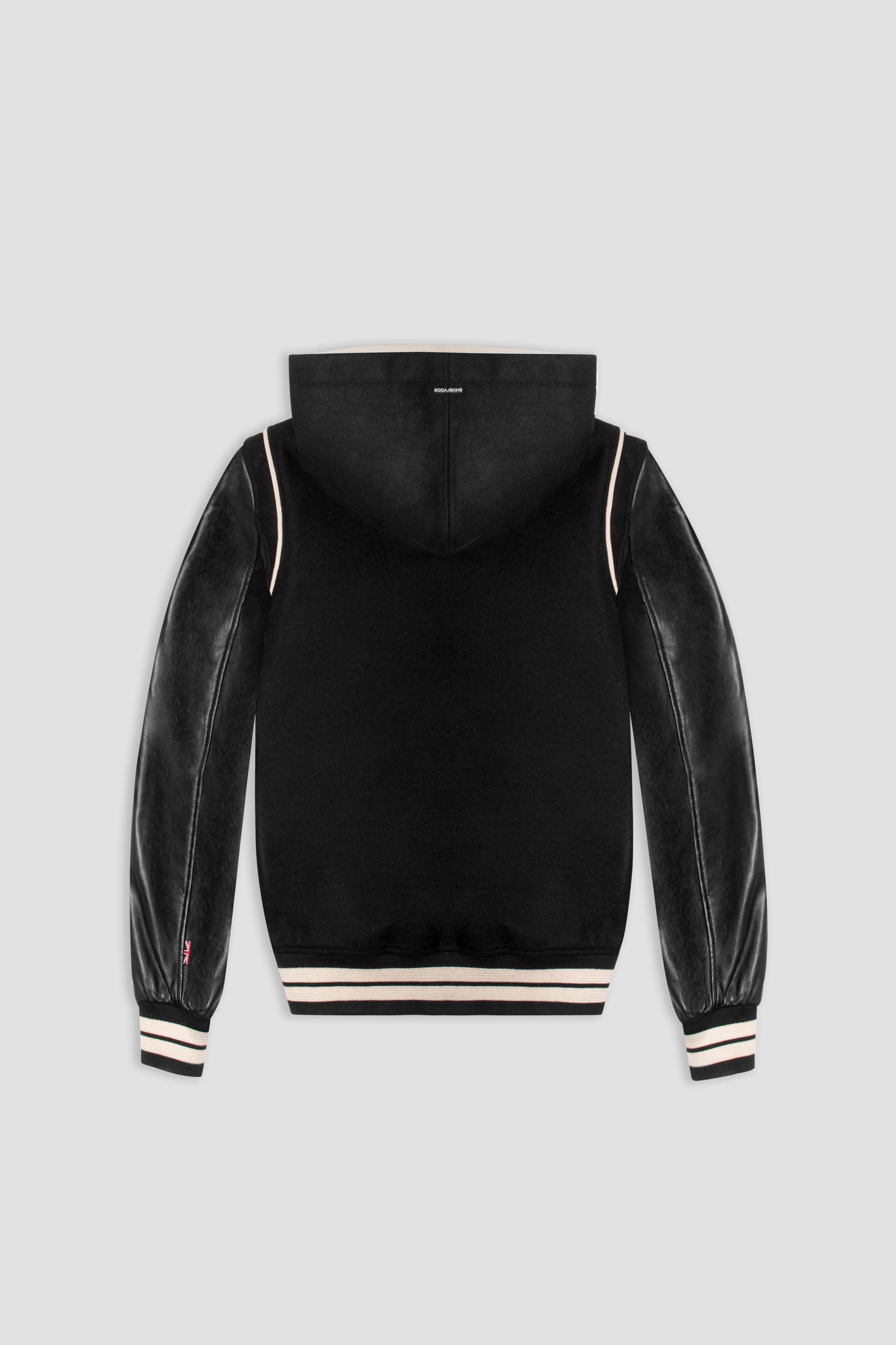 Men's & Women's Hooded Varsity Jacket - Trendy Zip-Up Pullover with Pockets | Perfect for Casual Wear, Street Style & Outdoor Activities