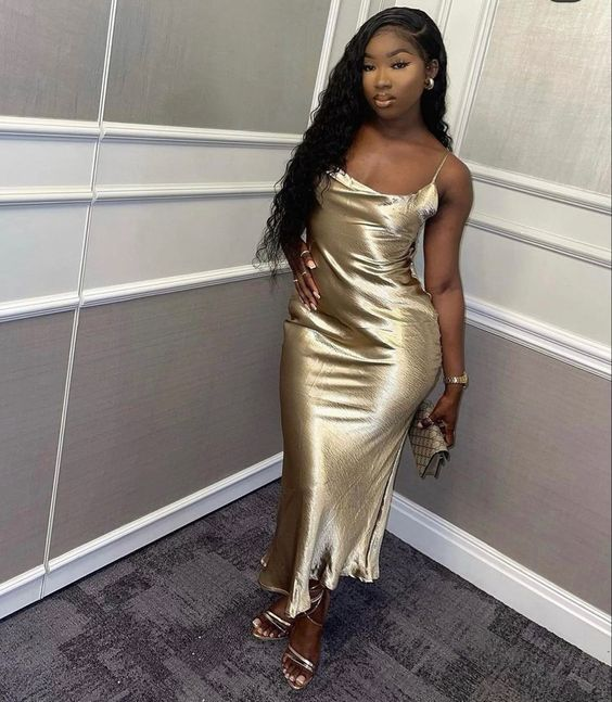 Elegant Black Champagne Sheath Long Prom Dress for Women - Perfect for Evening Gala, Homecoming, and Formal Events - Style J2620