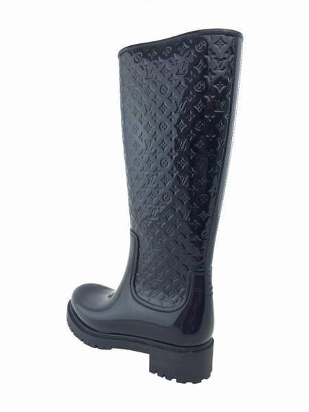 Louis Vuitton Monogram Rubber Rain Boots Women's Size 6.5/37 - Waterproof Fashion Booties for Women, Perfect for Rainy Days, Outdoor Adventures & Stylish Streetwear