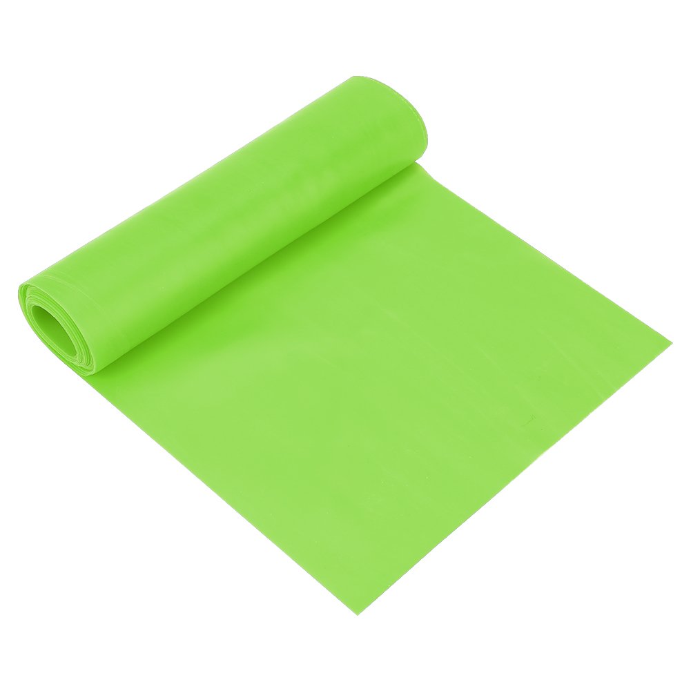 2M Yoga Resistance Bands - Heavy Duty Stretch Exercise Bands for Workout, Fitness, Pilates & Home Gym Training - Durable Elastic Tension Straps for Indoor, Outdoor & Office Use (2000x150x0.35mm, Green)