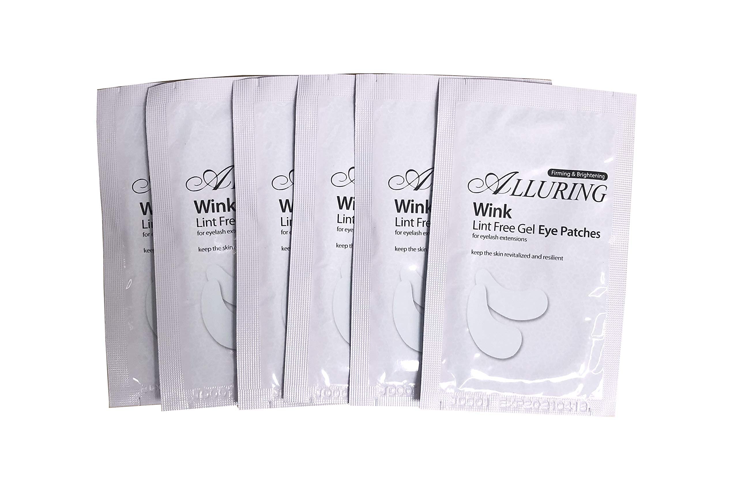 Alluring Wink Me Gel Eyelash Extensions for Lower Lashes - 100 Pairs of Thin, Flexible & Non-Slip Eye Pads Patches | Perfect for Professional Salons & DIY Home Lash Extensions