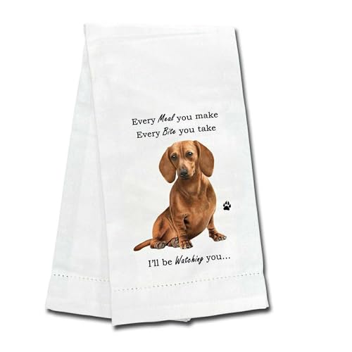 Red Dachshund Towel