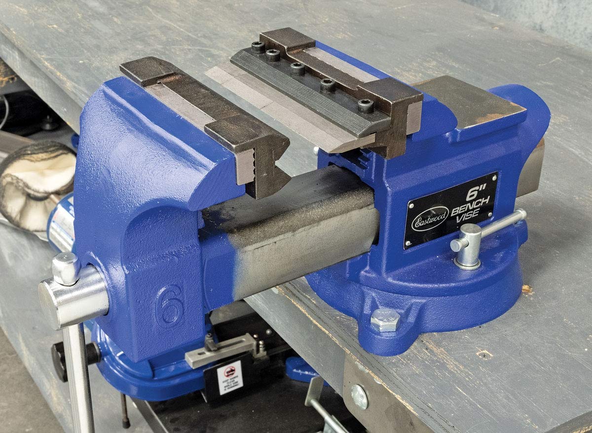 Eastwood 6-Inch Heavy Duty Vise Mount Metal Brake Bender Attachment - Cross Slide Workbench Tool for Sheet Metal Bending | DIY Metalworking, Automotive Repair & Fabrication Projects