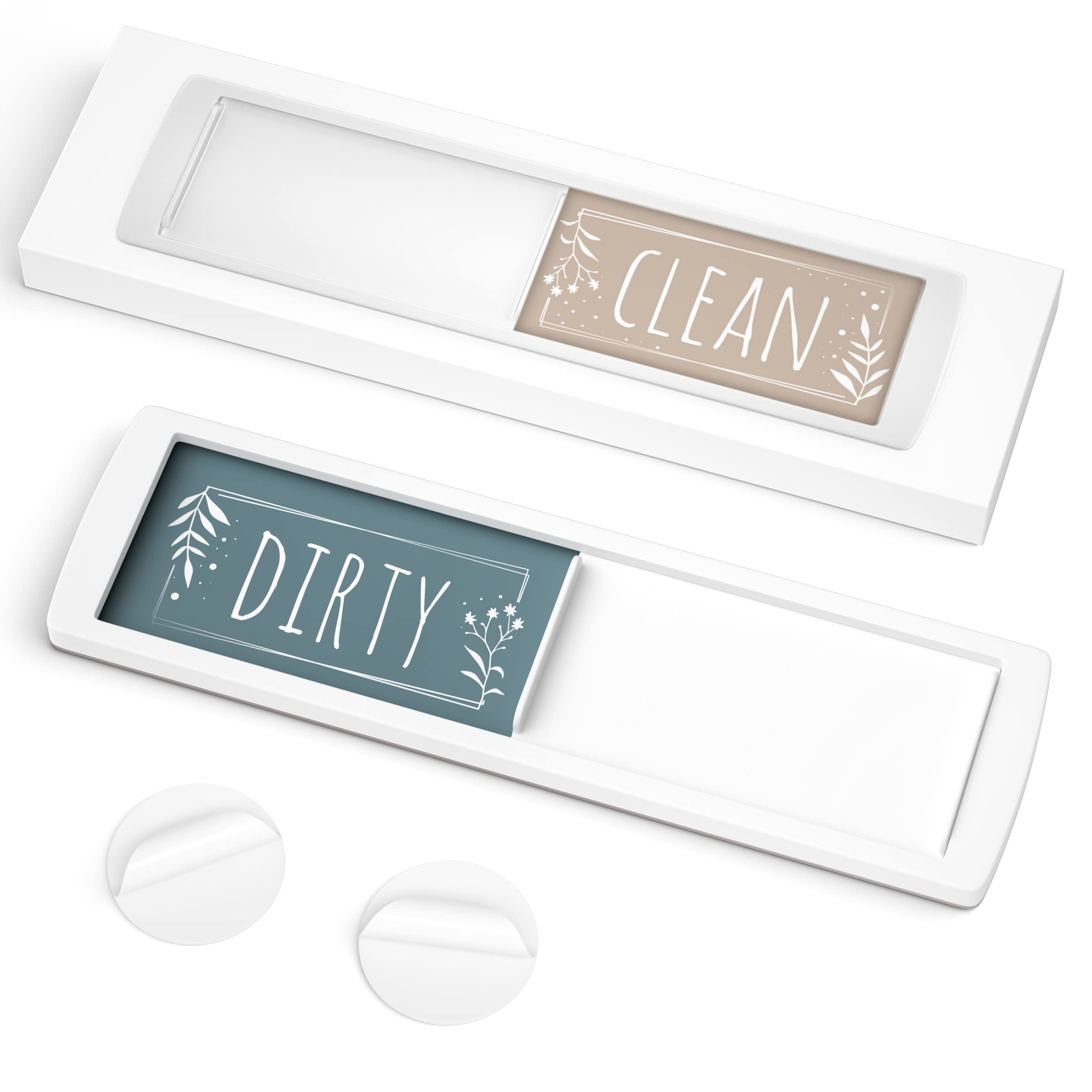 Stylish Dishwasher Magnet Clean Dirty Sign - 2