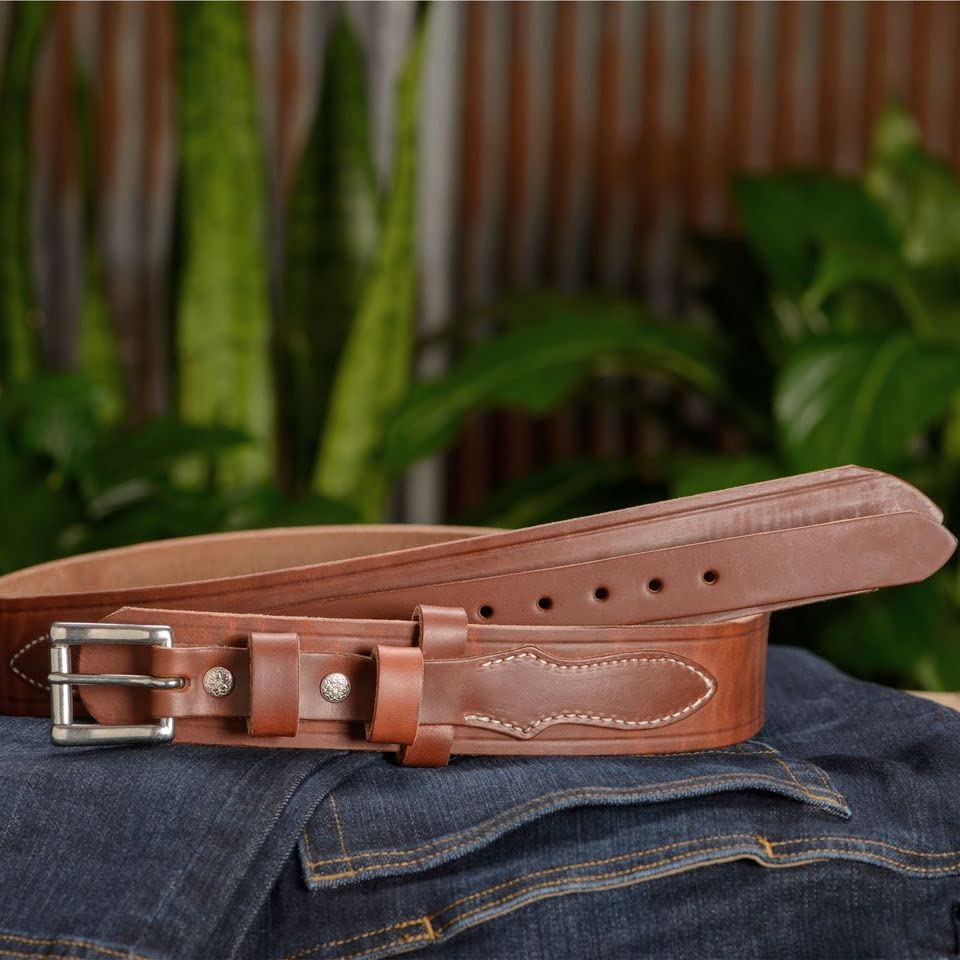 Premium Bullhide Leather Belt for Men - 1.75