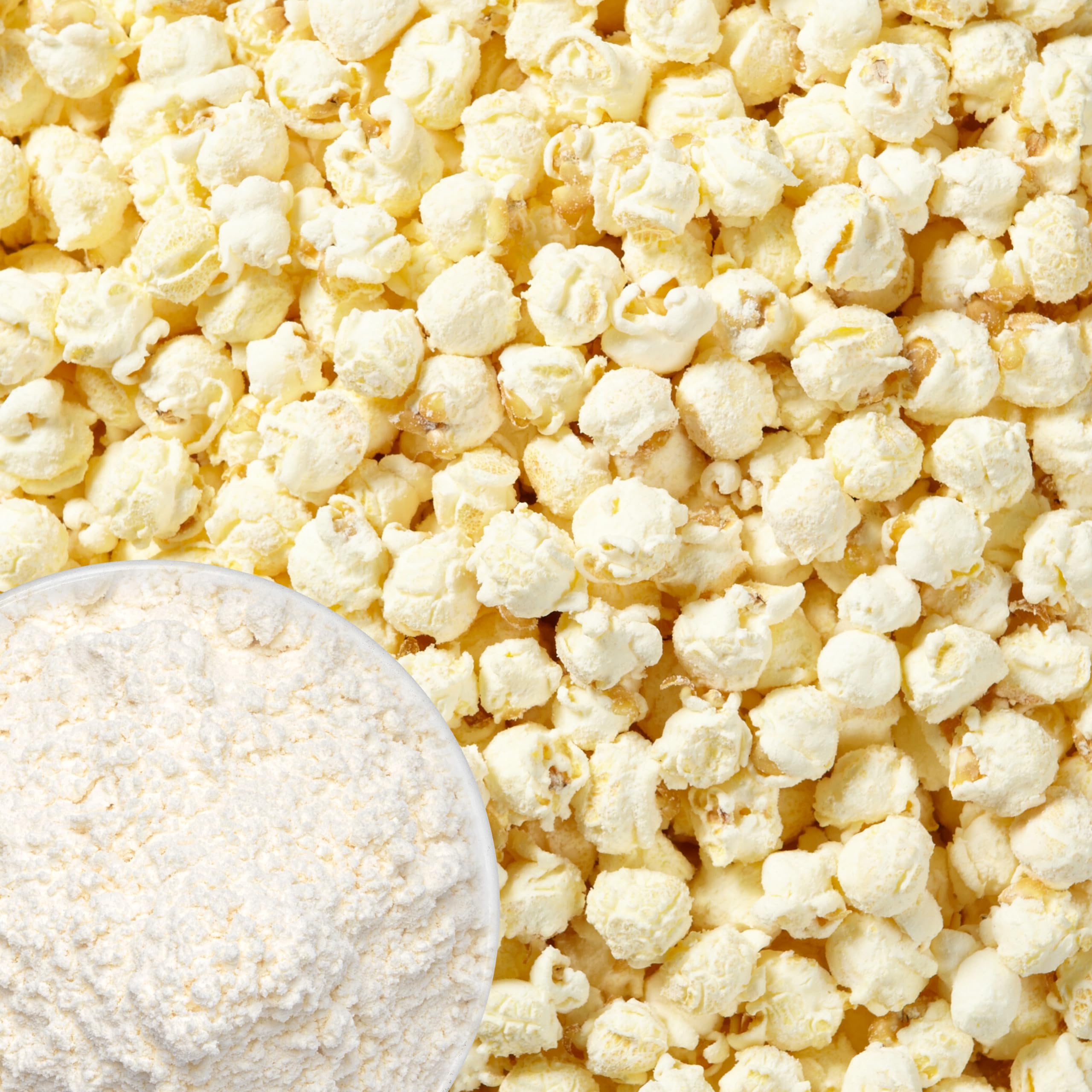 Premium White Cheddar Cheese Powder - 2lb Resealable Jar | Popcorn Seasoning, Pasta Topping & Cheese Sauce Mix | Perfect for Snacks, Cooking & Baking