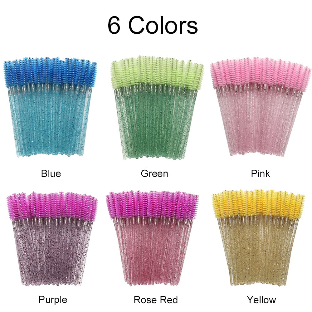 50 PCS Purple Eyelash Mascara Brushes - Professional Makeup Applicator Wands for False Lashes & Extensions - Perfect for Salon, Home Use & Travel Makeup Kits