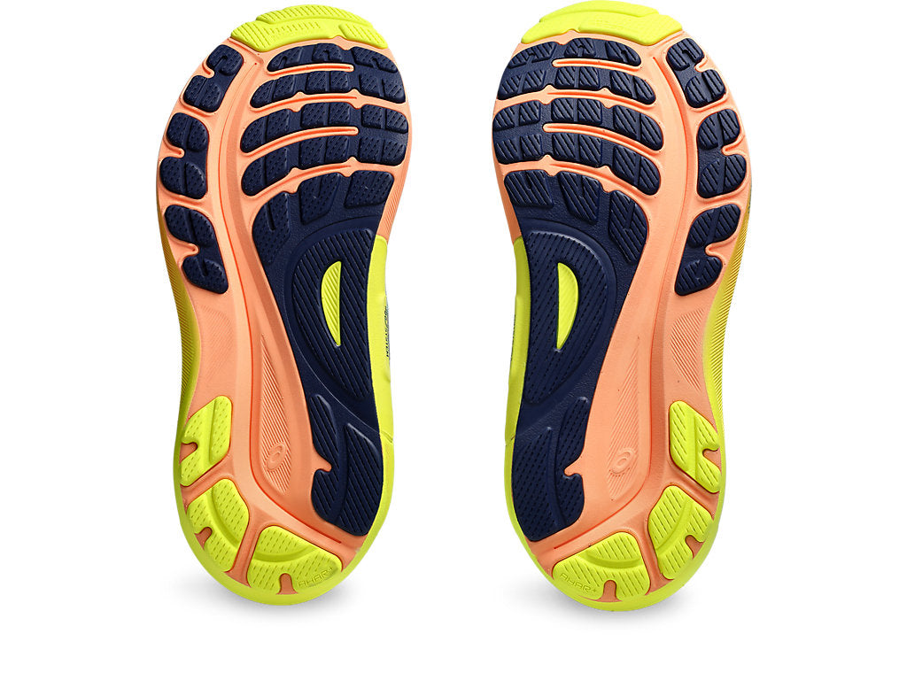ASICS Gel-Kayano 31 Running Shoes for Men - Light Celadon/Safety Yellow (D Width) | Premium Cushioning & Stability for Road Running, Jogging & Marathon Training