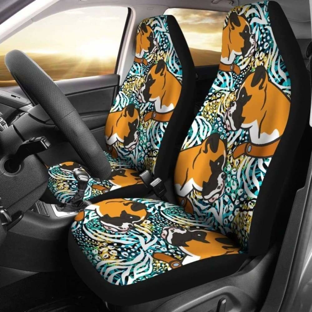 Premium Boxer Dog Car Seat Covers - Universal Fit for Most Vehicles (22