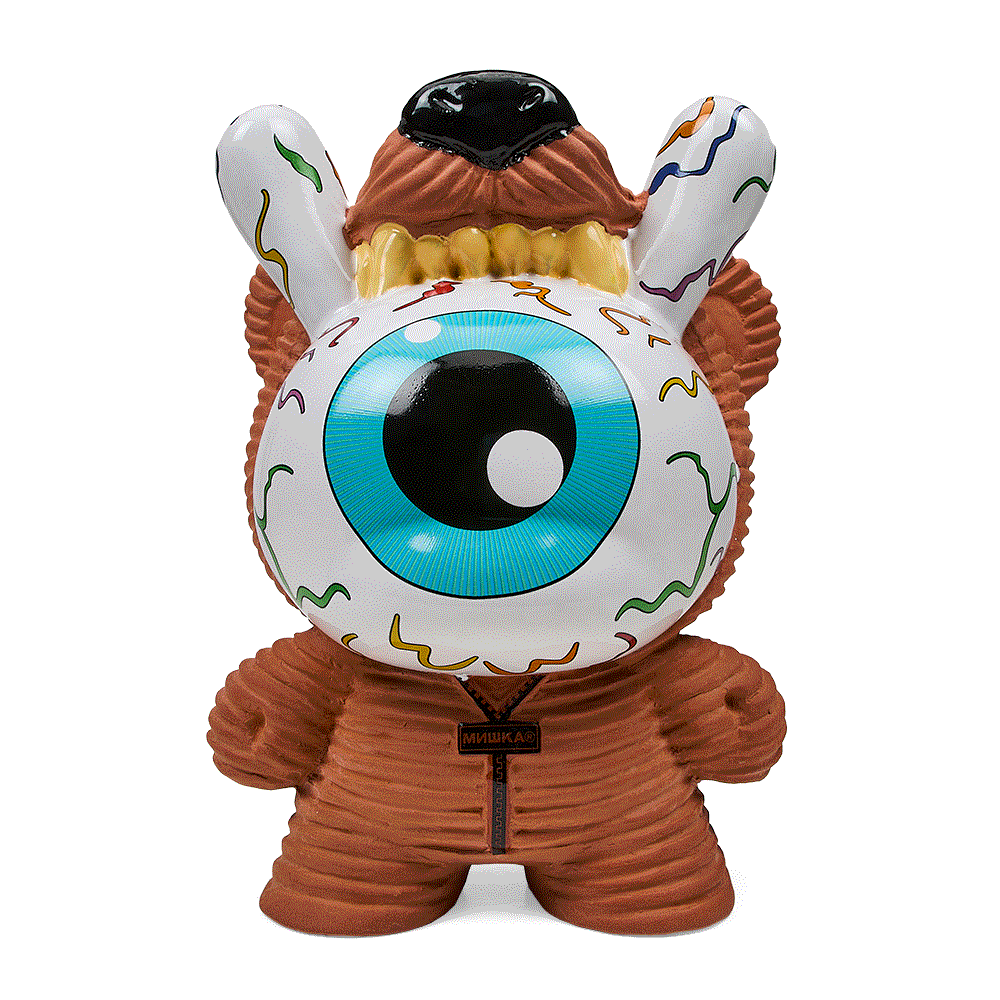 Keep Watch 8 Chia Dunny by Mishka - Kidrobot Rainbow Edition Collectible Art Toy | Perfect for Home Decor, Office Display & Pop Culture Collectors