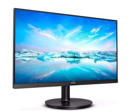 Philips 241V8 23.8 Inch Full HD 1080P 75Hz IPS Computer Monitor - Perfect for Home Office, Gaming & Entertainment