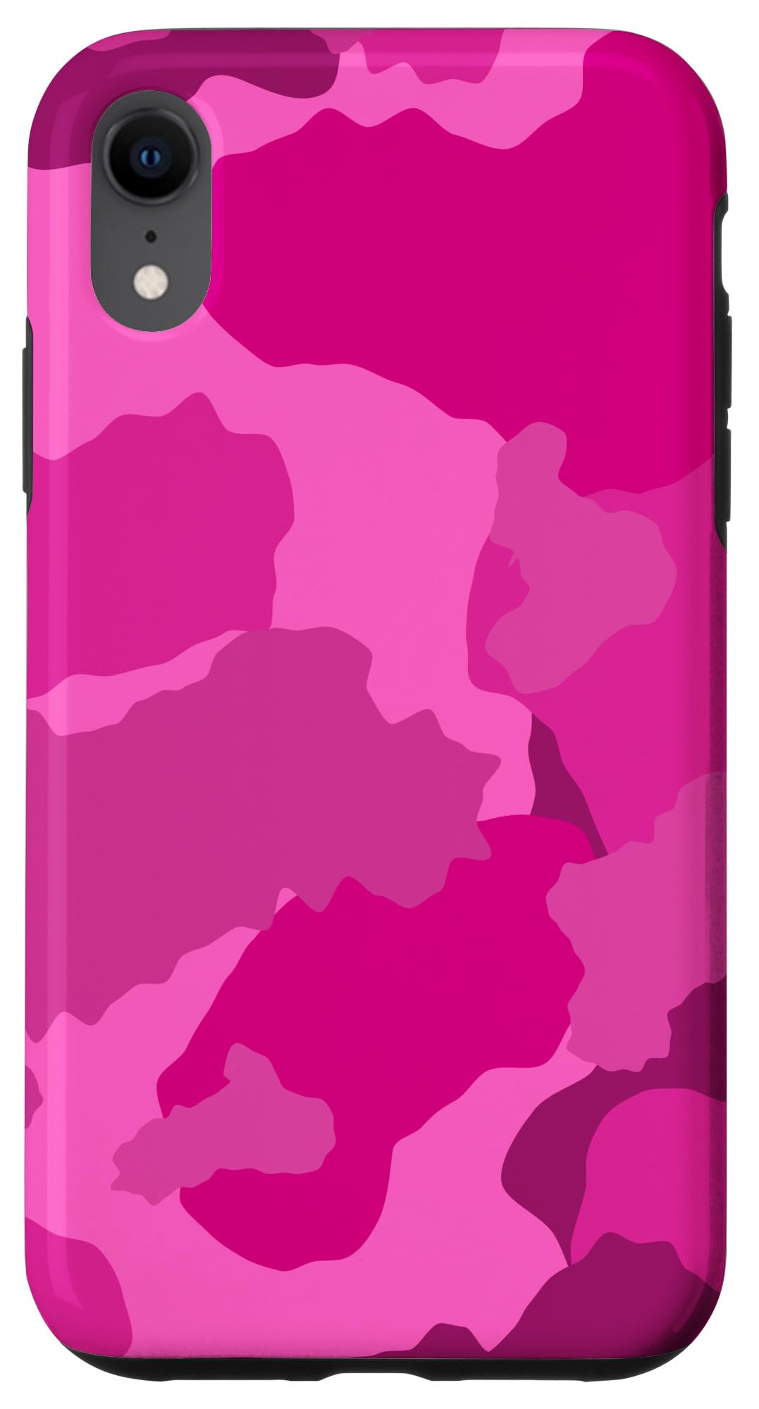 iPhone XR Pink Camouflage Case - Shockproof Protective Phone Cover for Women & Girls | Perfect for Outdoor, Travel & Daily Use