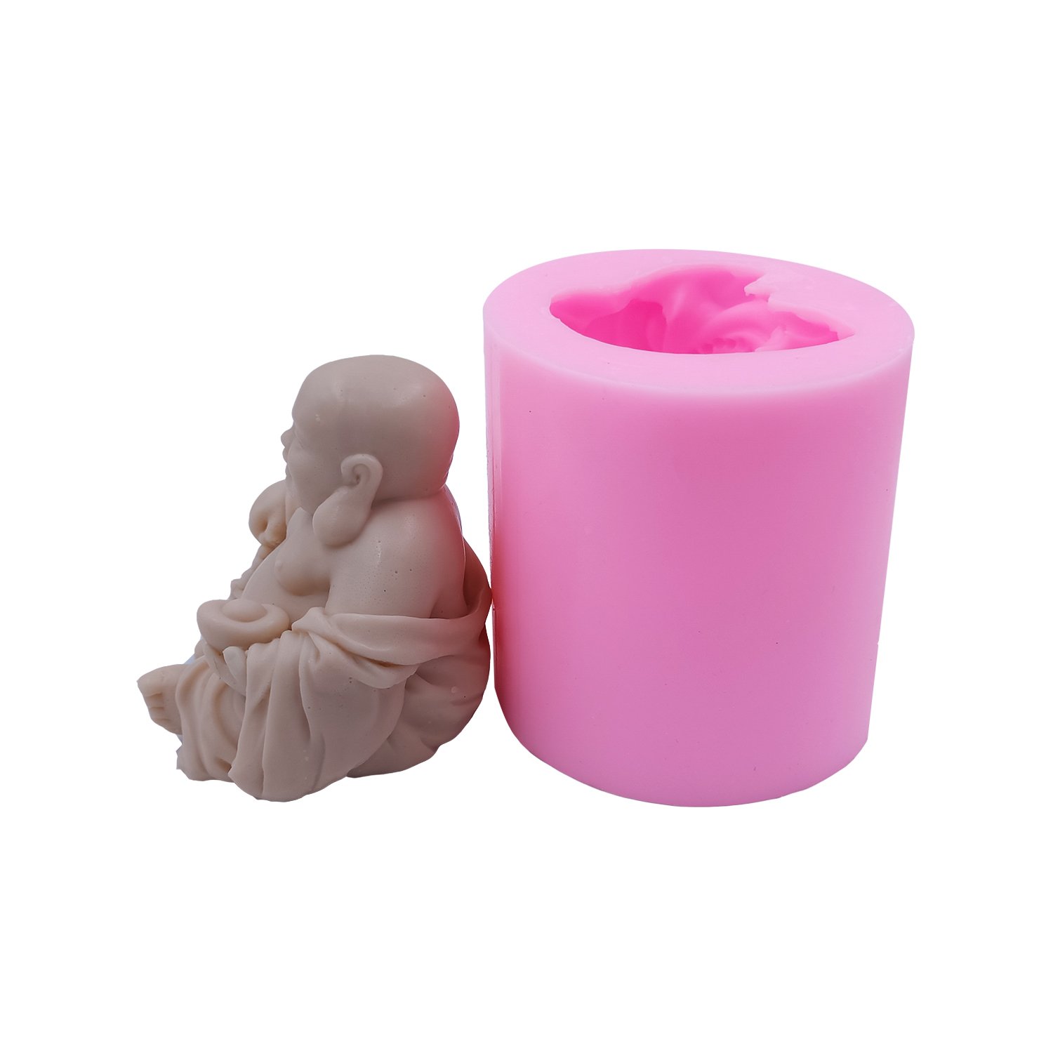 Buddha Silicone Soap Molds for DIY Candle Making, Resin Art, and Handmade Crafts - Perfect for Home Decor, Spa Gifts, and Meditation Spaces