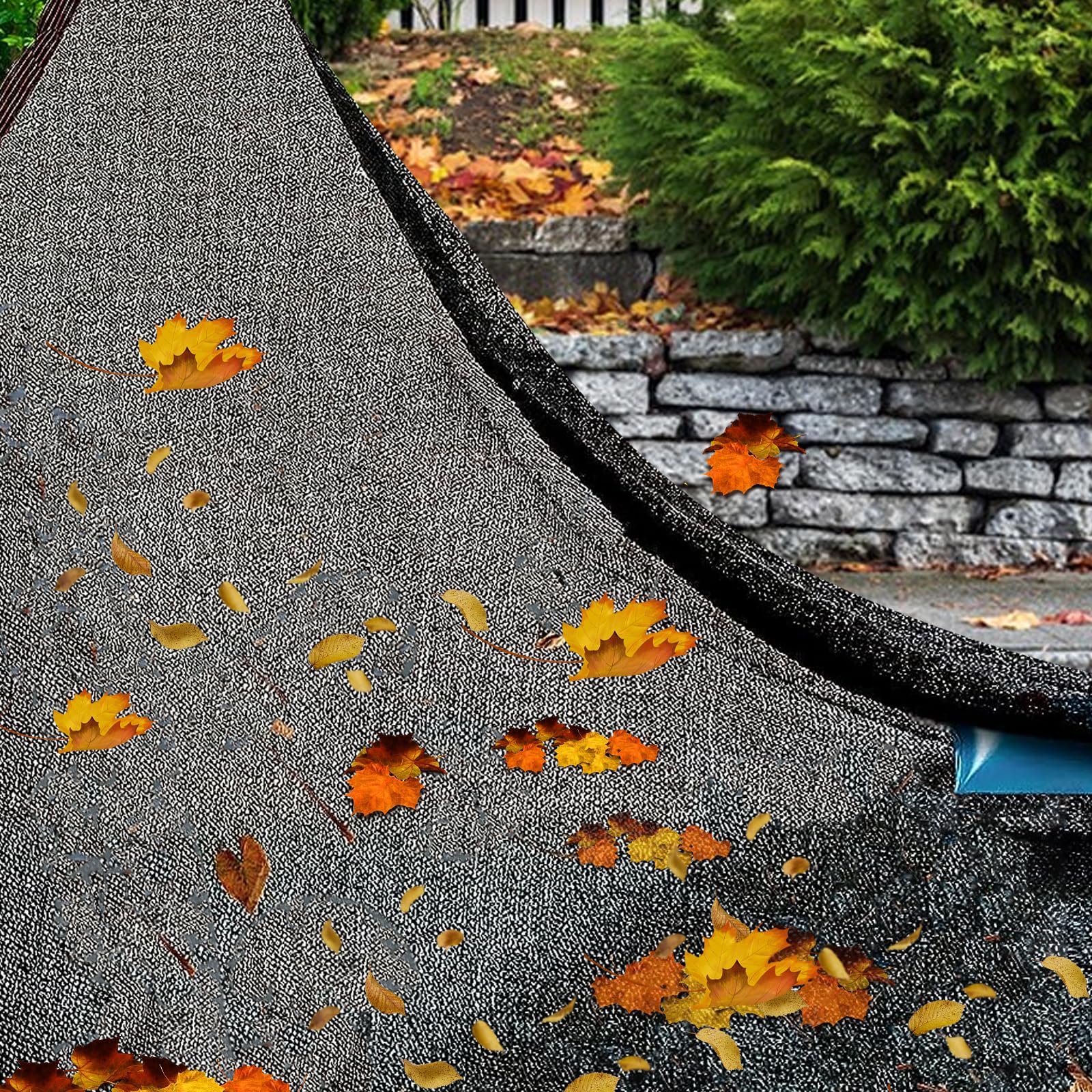 **20 x 40FT Pool Leaf Net Cover - Fine Mesh Rectangle Swimming Pool Cover for Inground & Above Ground Pools | Durable Leaf Catcher & Sunshade for Winter & Year-Round Protection**    *(Use Case: Ideal for keeping leaves, debris, and sunlight out of your pool, extending pool life and reducing maintenance effort.)*