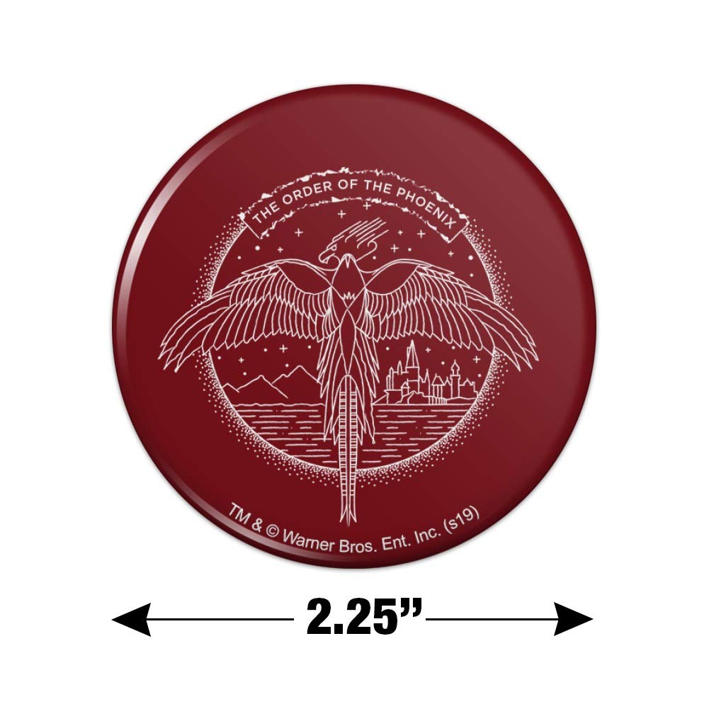 Harry Potter The Order of the Phoenix Refrigerator Magnet Set - Decorative Kitchen Accessories for Fans - Perfect for Fridge, Lockers & Office Decor