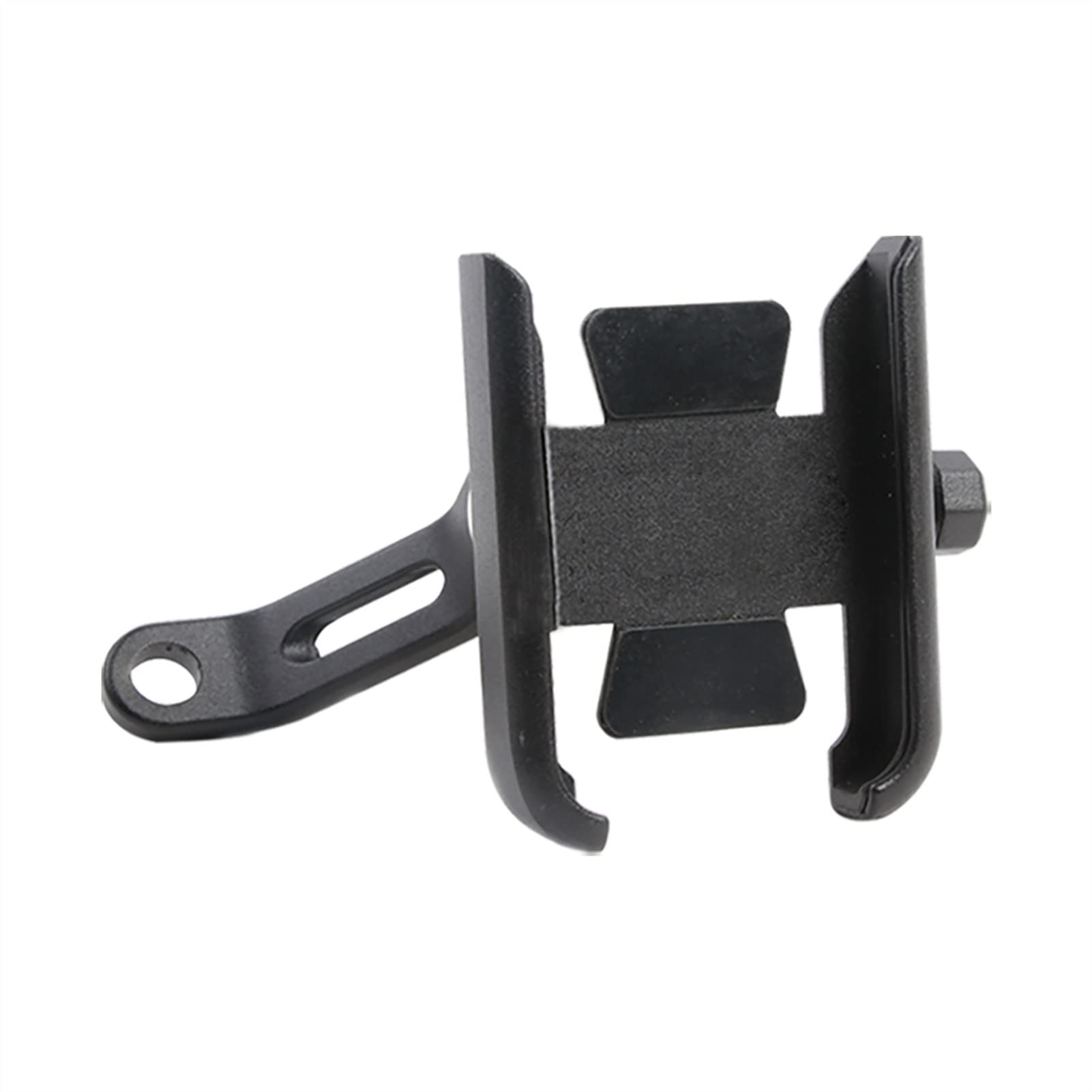 Yamaha XJ6 Diversion/ABS 2009-2015 CNC Aluminum Motorcycle Phone Mount - Black Mirror Handlebar Bracket for Secure Smartphone Navigation & GPS Tracking