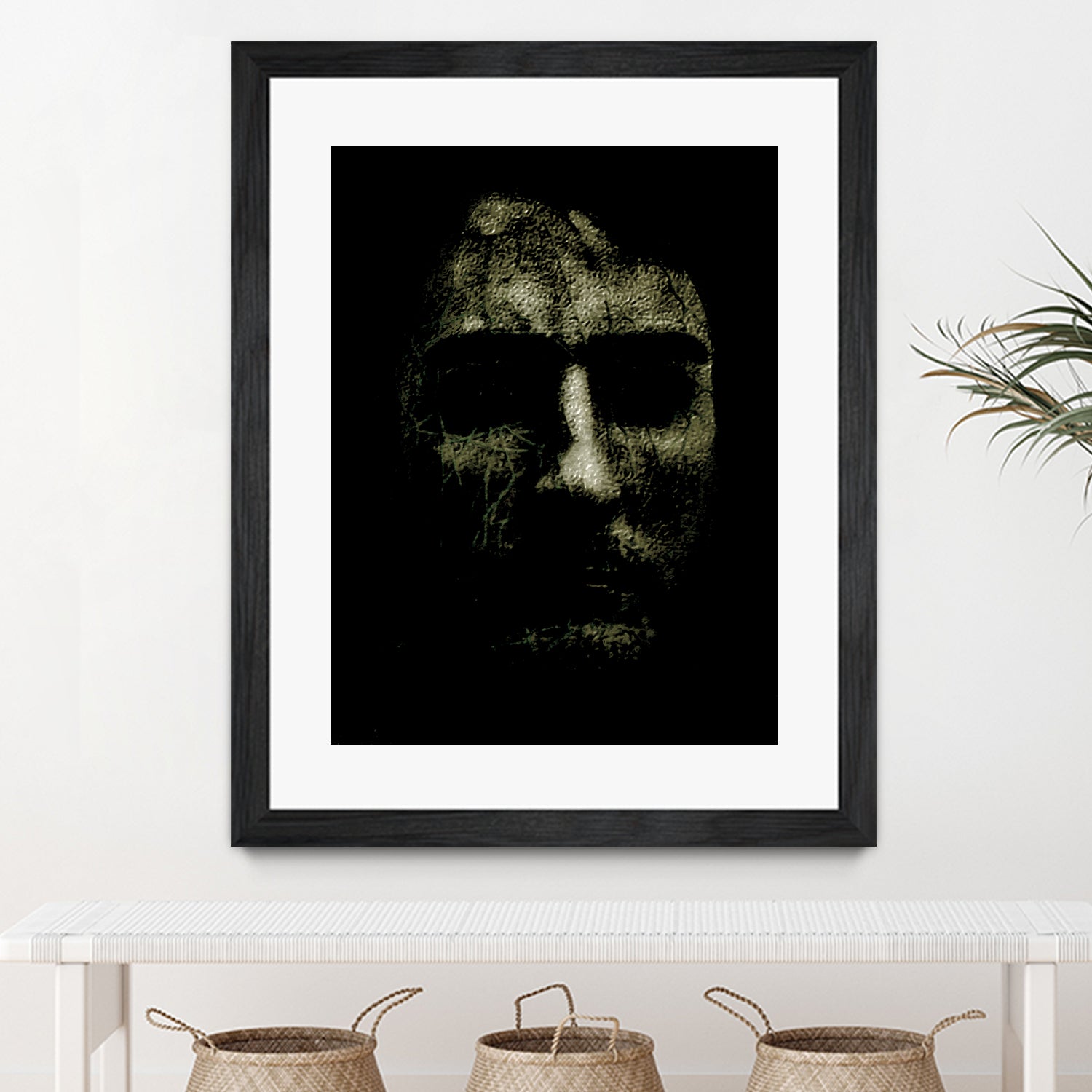 Spooky Halloween Human Head Artwork - Realistic Decoration for Haunted Houses, Parties & Scary Home Decor