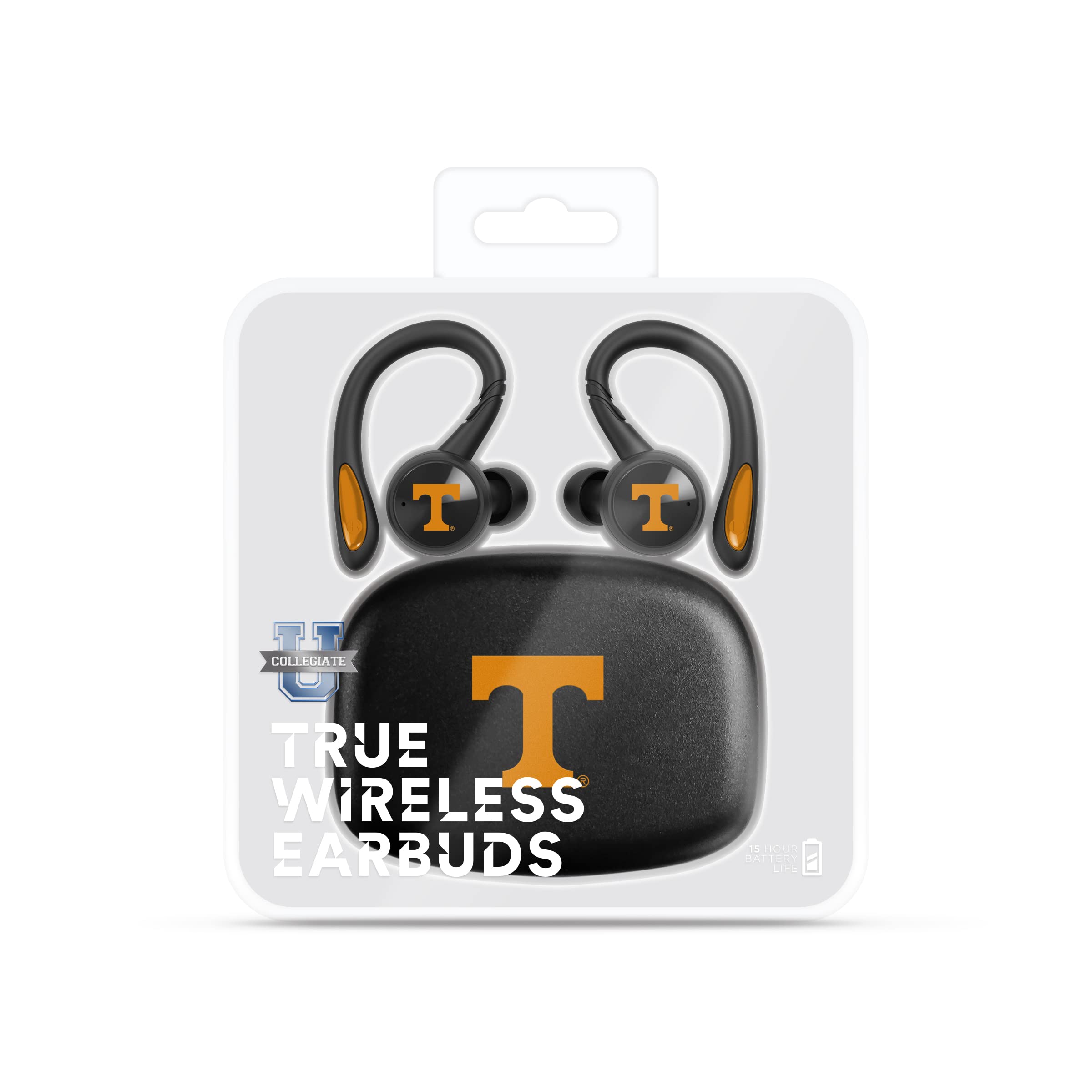 SOAR NCAA Sport True Wireless Earbuds V.5 - Bluetooth 5.0 Earbuds with Noise Cancellation, IPX7 Waterproof for Running, Gym & Workout - Perfect for Sports Enthusiasts & College Fans