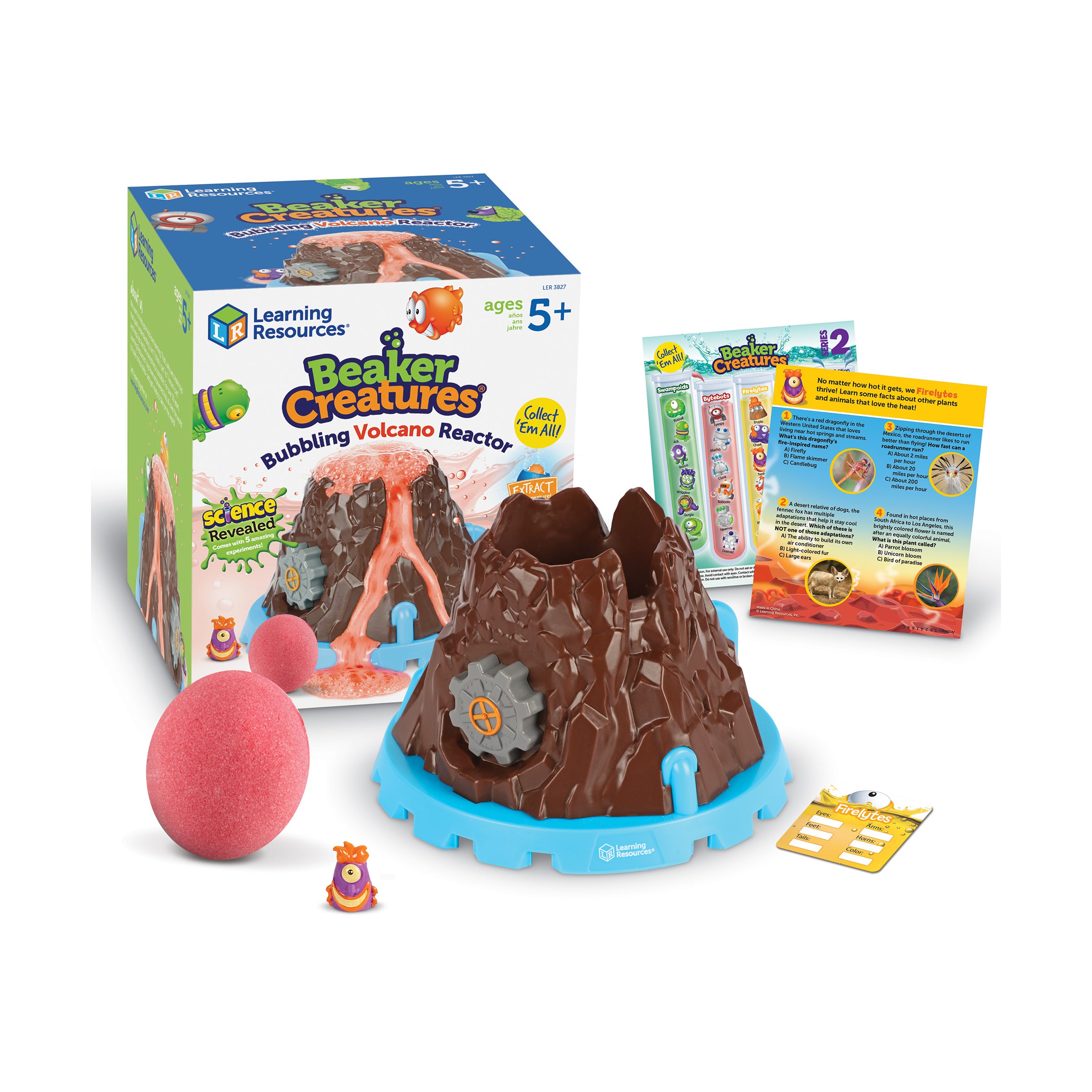 Beaker Creatures Bubbling Volcano Reactor Science Kit for Kids - STEM Learning & Fun Science Experiments - Perfect for Classroom & Home Science Activities