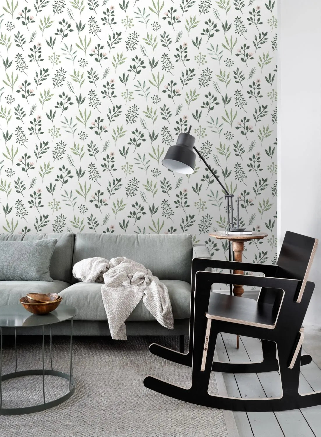 Scandi Cool Greenery - Modern Scandinavian Style Artificial Plants for Home & Office Decor - Perfect for Living Room, Bedroom, and Workspace
