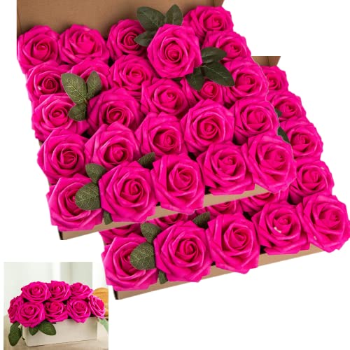 50pcs Hot Pink