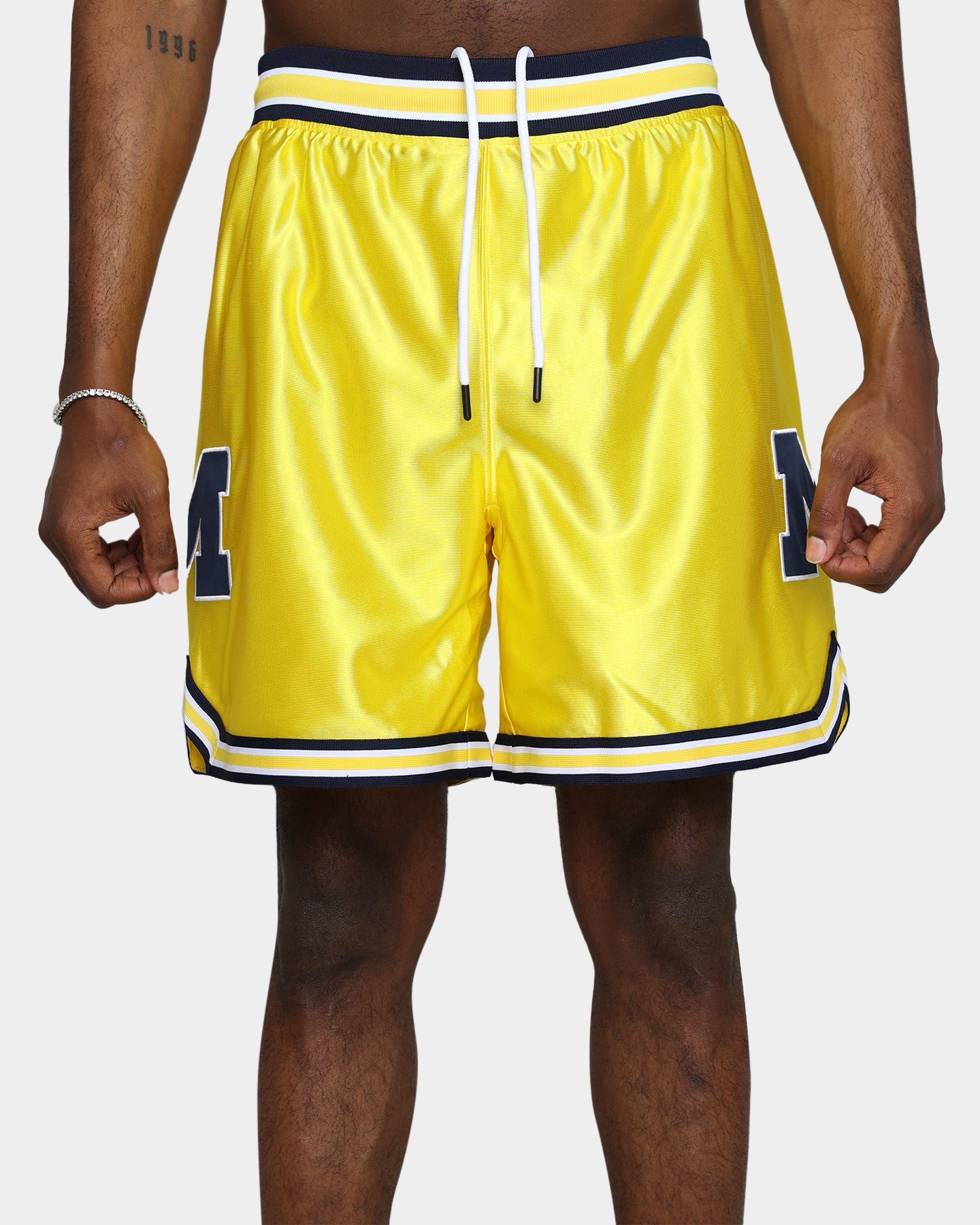 19Nine Michigan Legacy Basketball Shorts - Yellow - Comfortable & Breathable for Men's Sports & Casual Wear - Perfect for Gym, Running, and Everyday Use