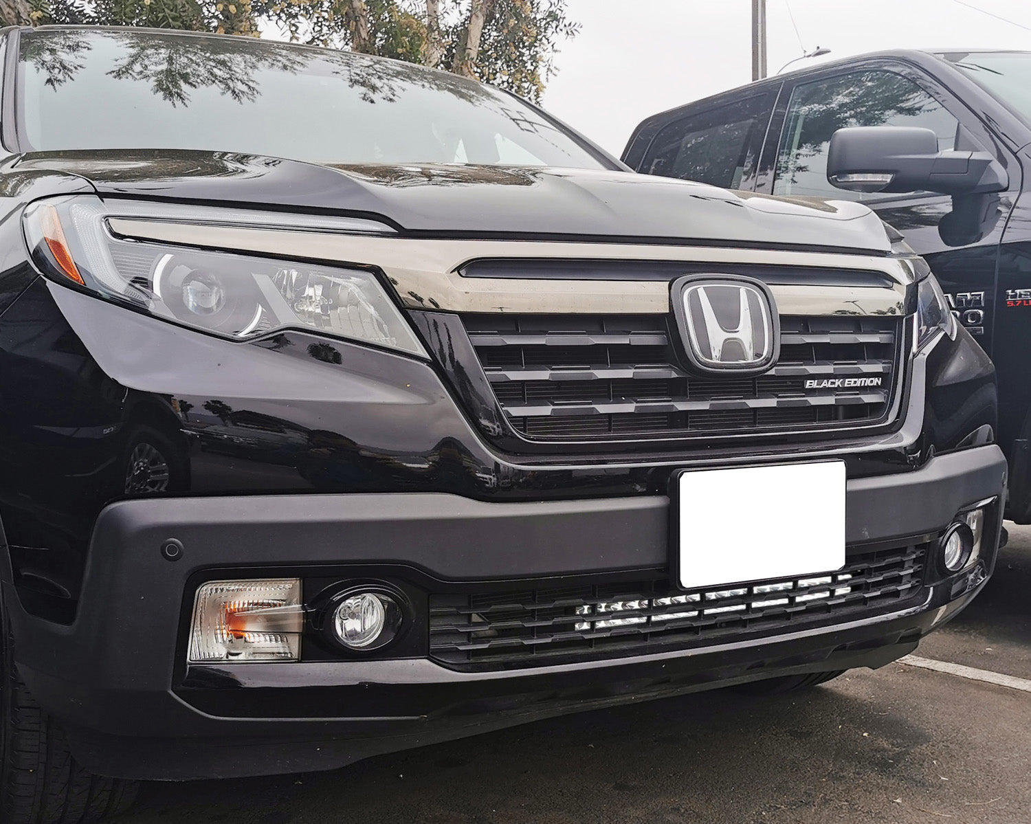 120W LED Light Bar with Behind Grille Mounts & Wiring Kit - Compatible with 2017+ Honda Ridgeline - Off-Road Lighting for Trucks, ATVs & Night Driving
