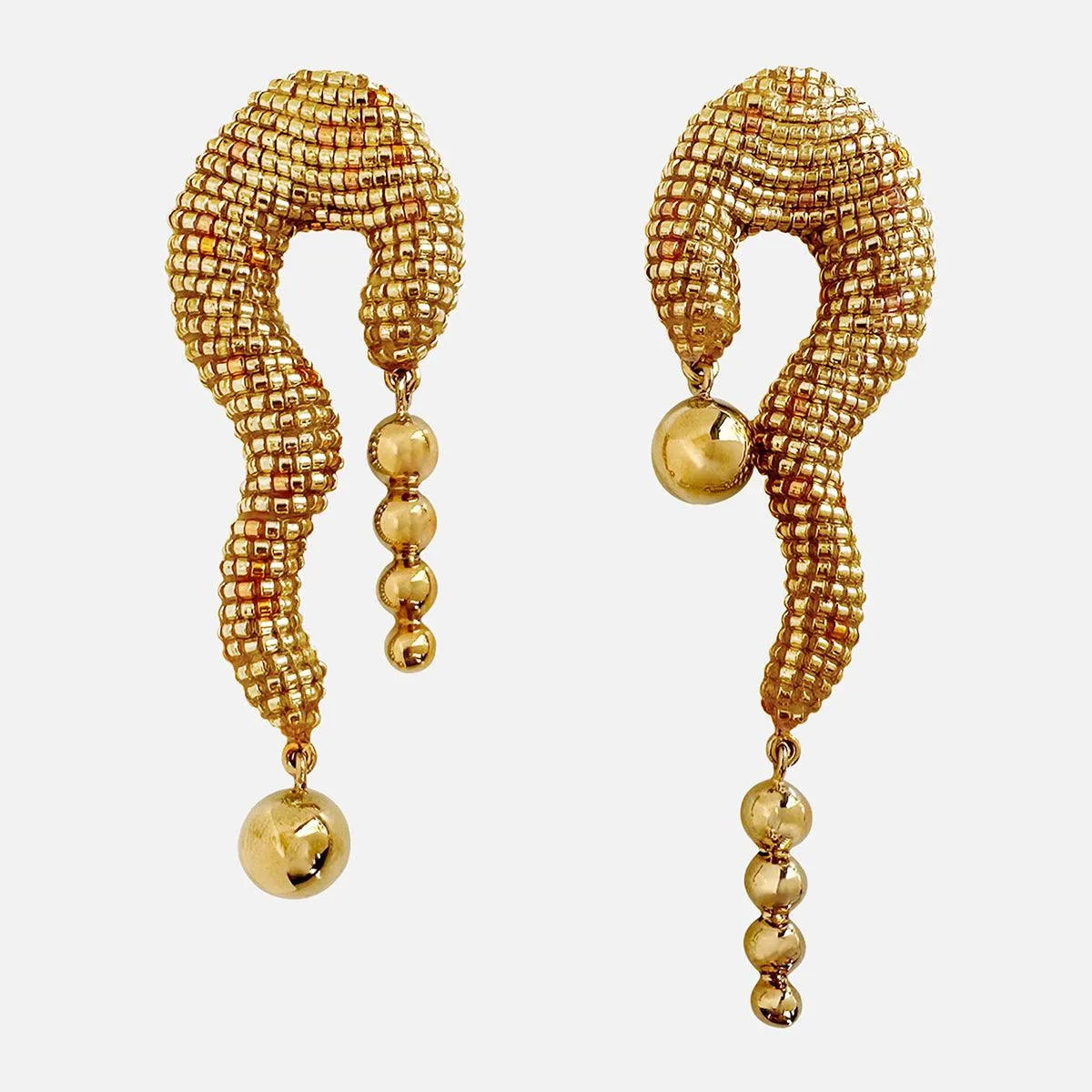 Elegant Gold Sunset Earrings for Women - Dainty Boho Jewelry for Casual & Evening Wear