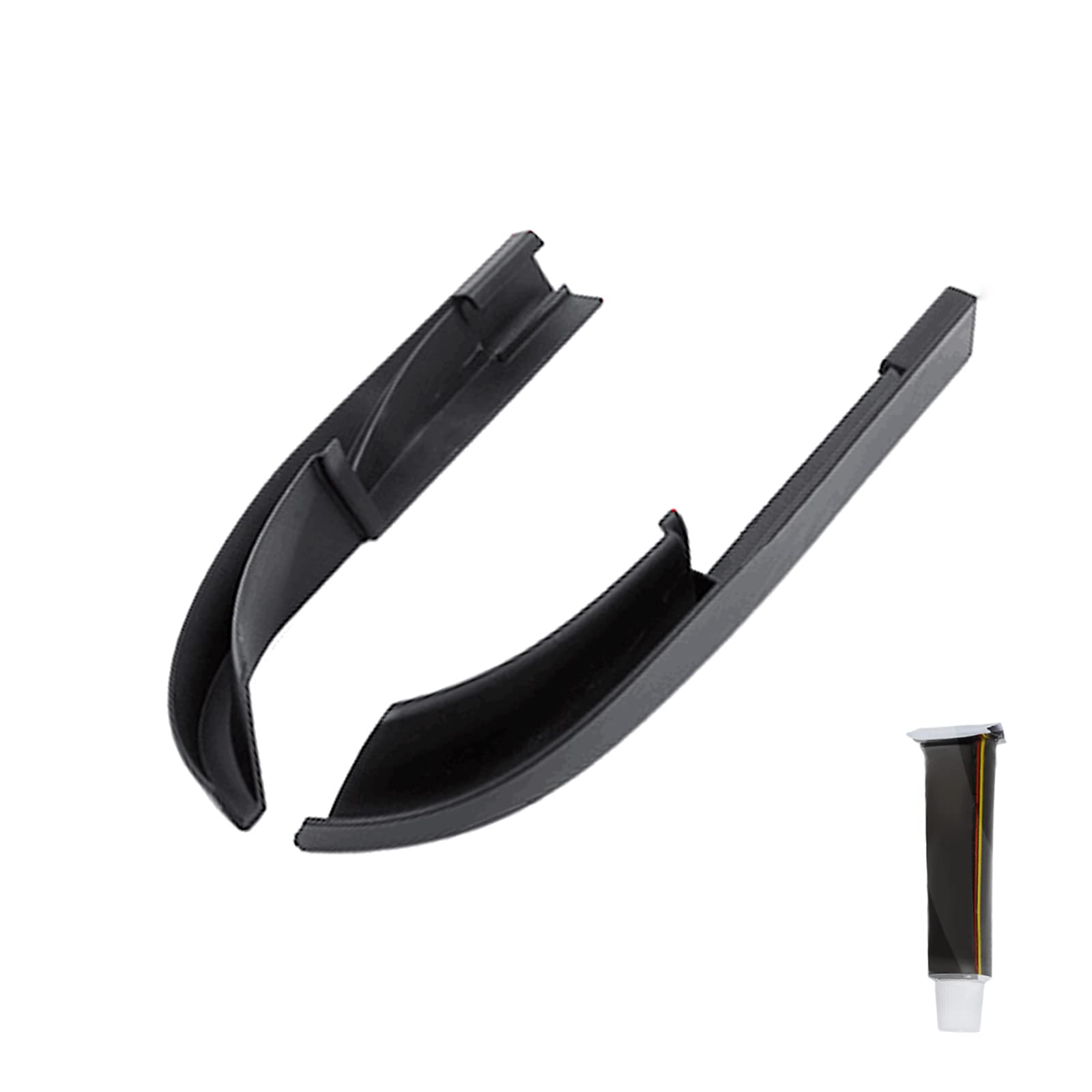 JeCar JK Hardtop Rain Gutter Extension Drip Rail Rain Diverter - Exterior Accessories for Jeep Wrangler JK & JKU (2011-2018) | Upgrade Version | Water Protection for Off-Road & Daily Driving