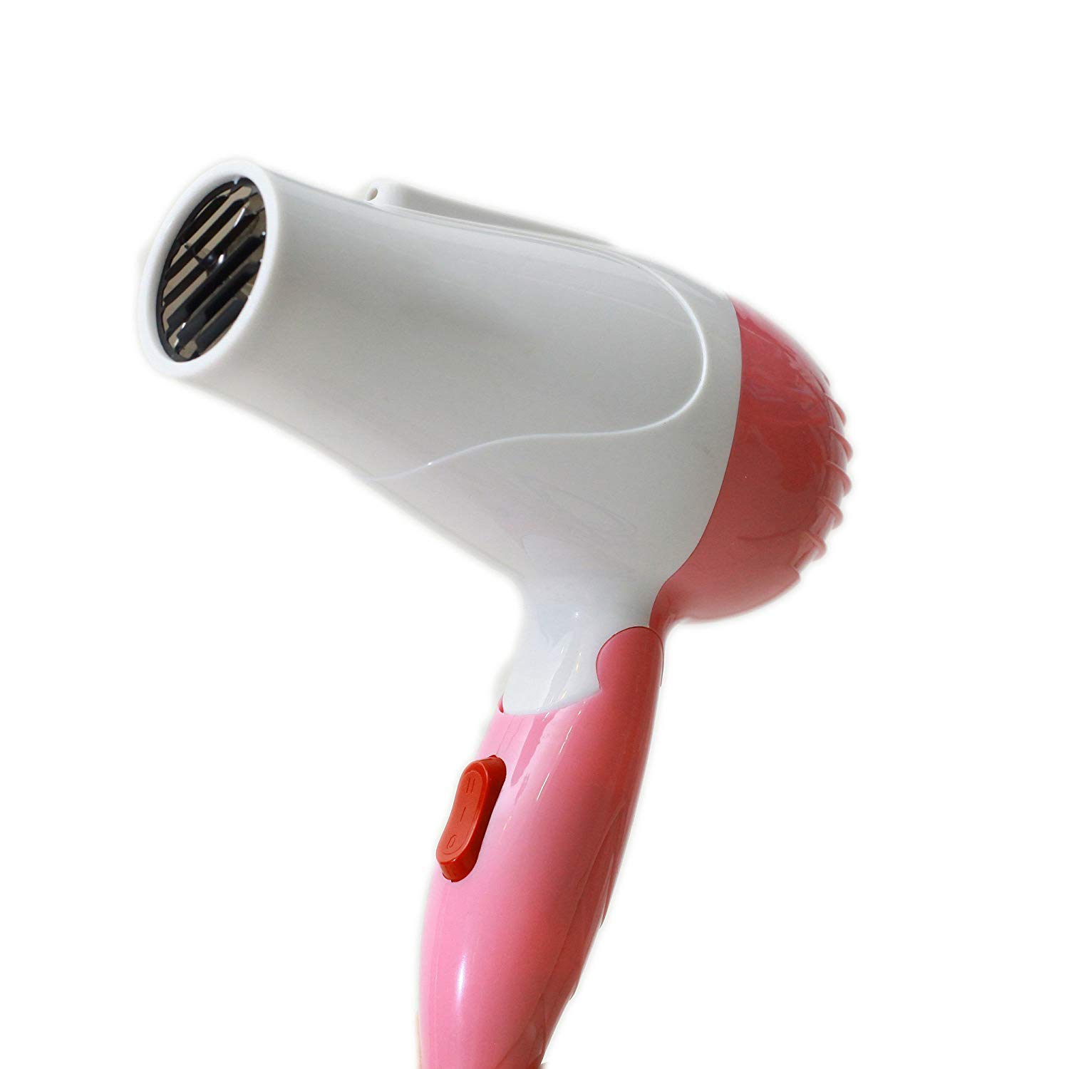 Kabello Professional Hair Dryer with Brush - Salon Quality Styling Tool for Women & Girls (Red, Pack of 1) | Perfect for Home Use, Travel & Professional Salons